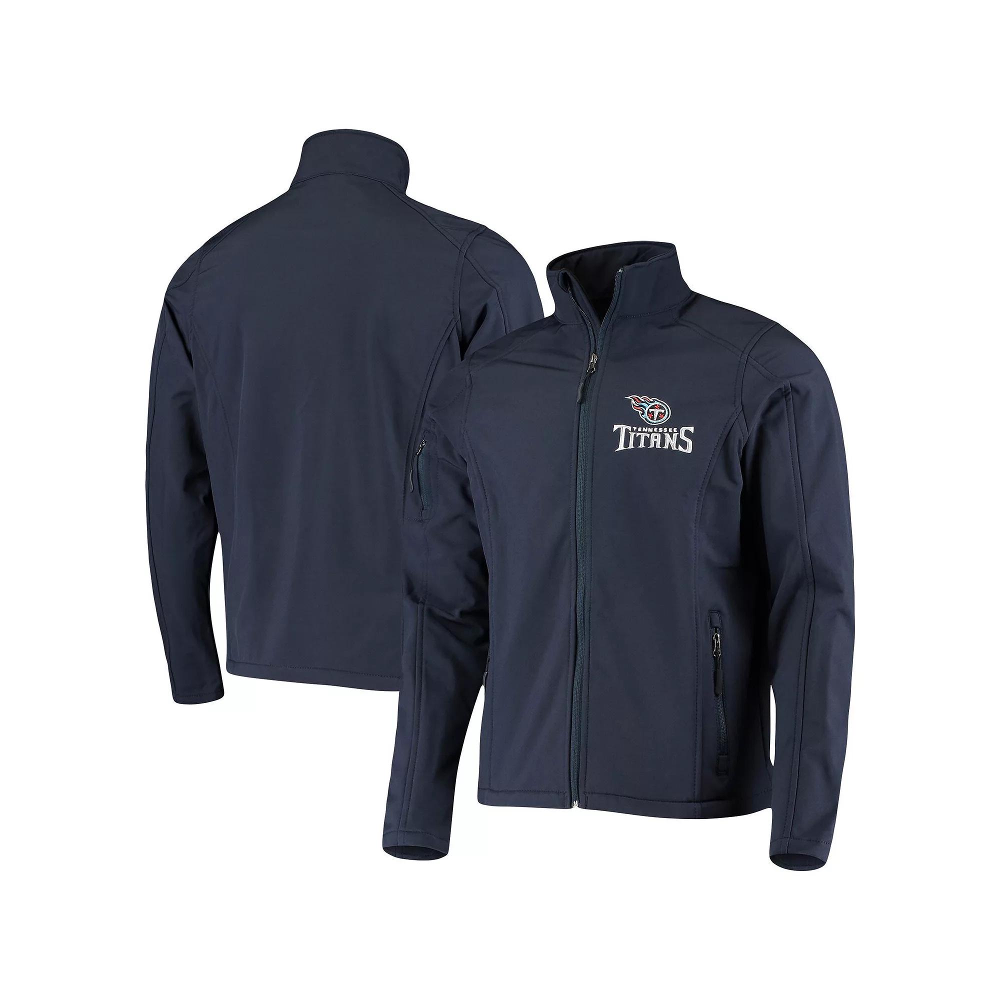 Men's Dunbrooke Navy Tennessee Titans Sonoma Softshell Full-Zip Jacket,  Product Image