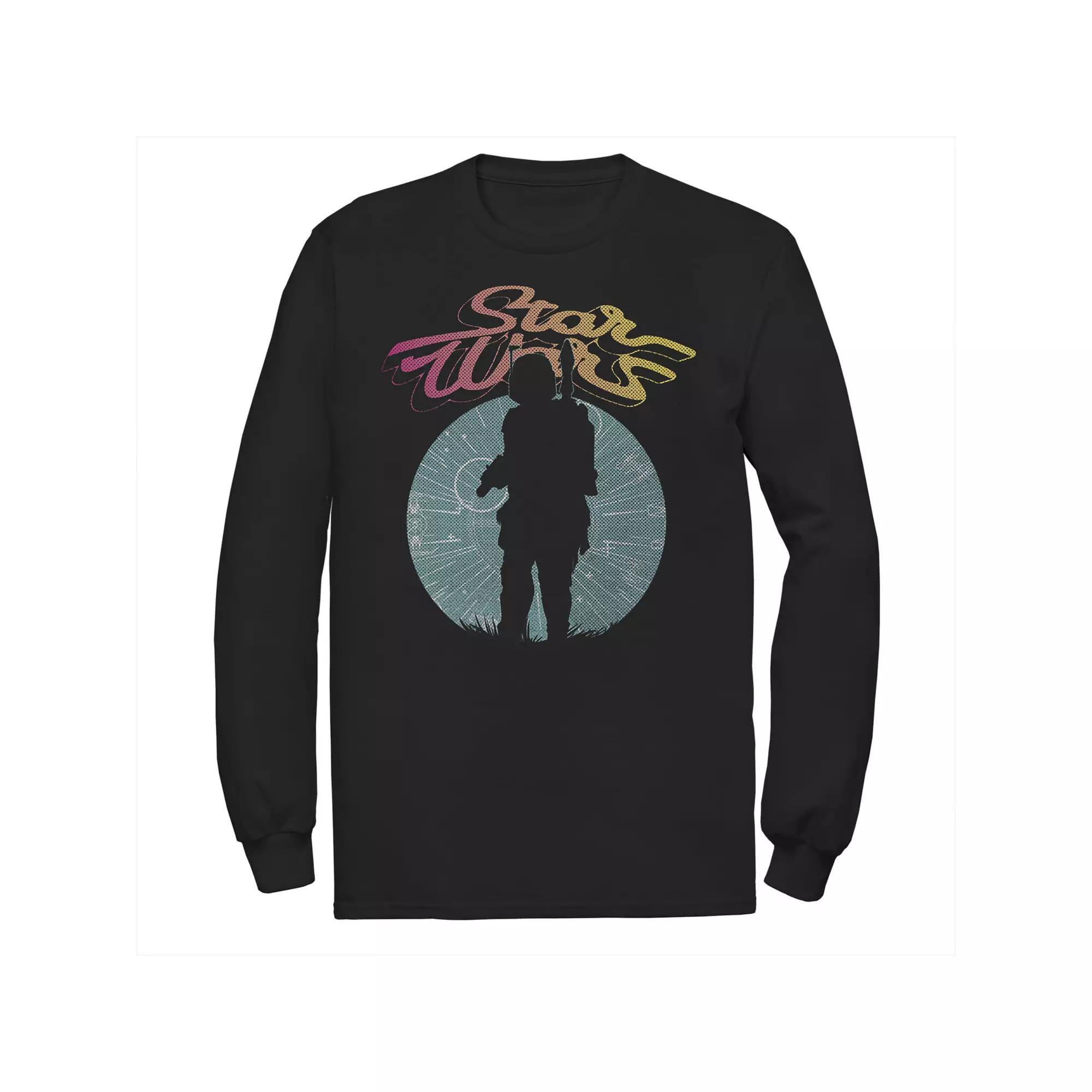 Men's Star Wars Darth Vader Neon Sign Portrait Tee,  Product Image