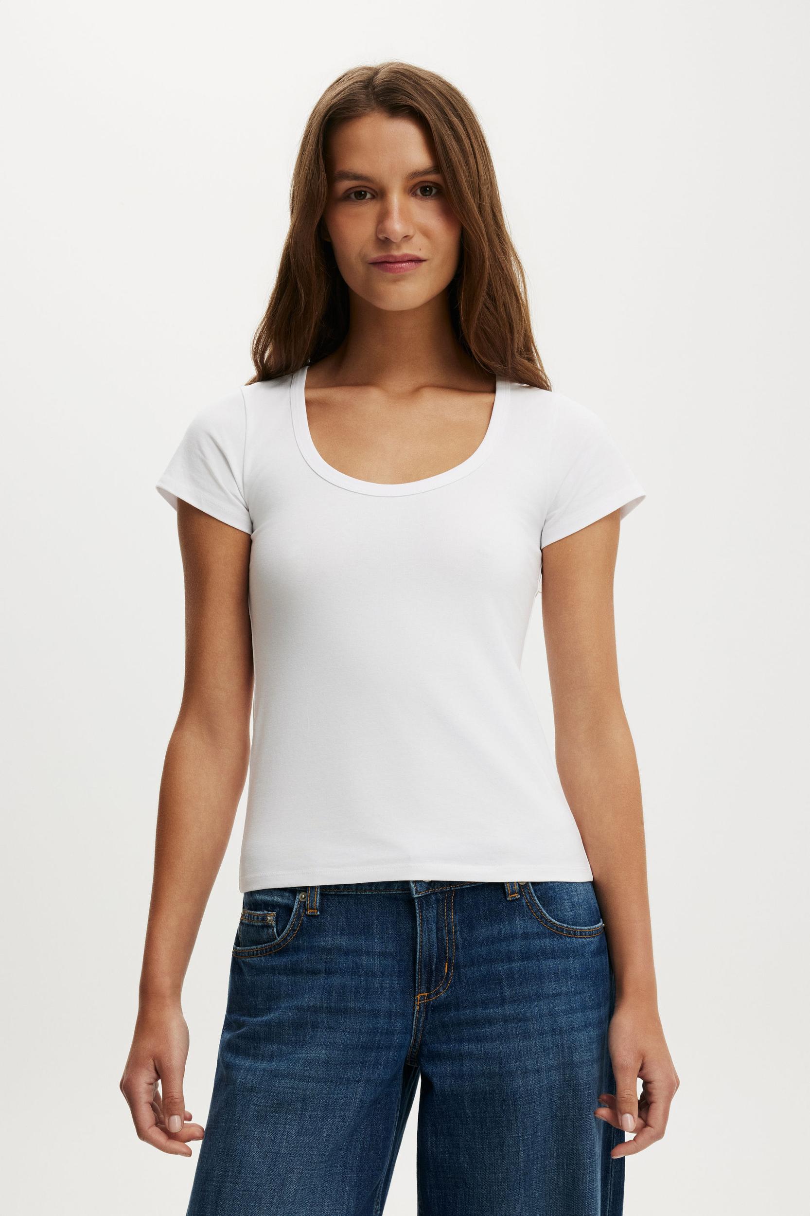 Everyday Smooth Scoop Neck Tee Product Image