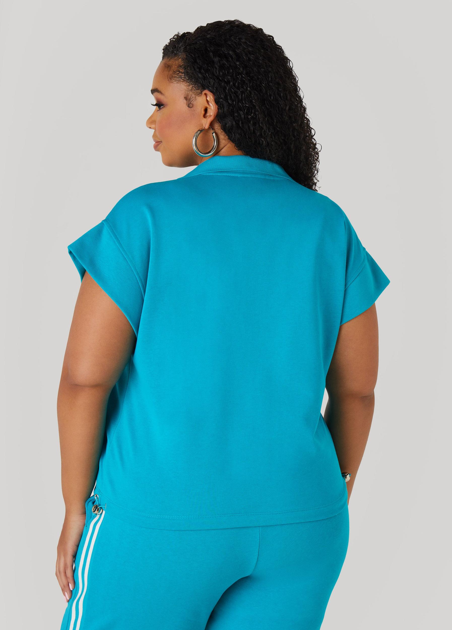 Striped French Terry Polo Product Image