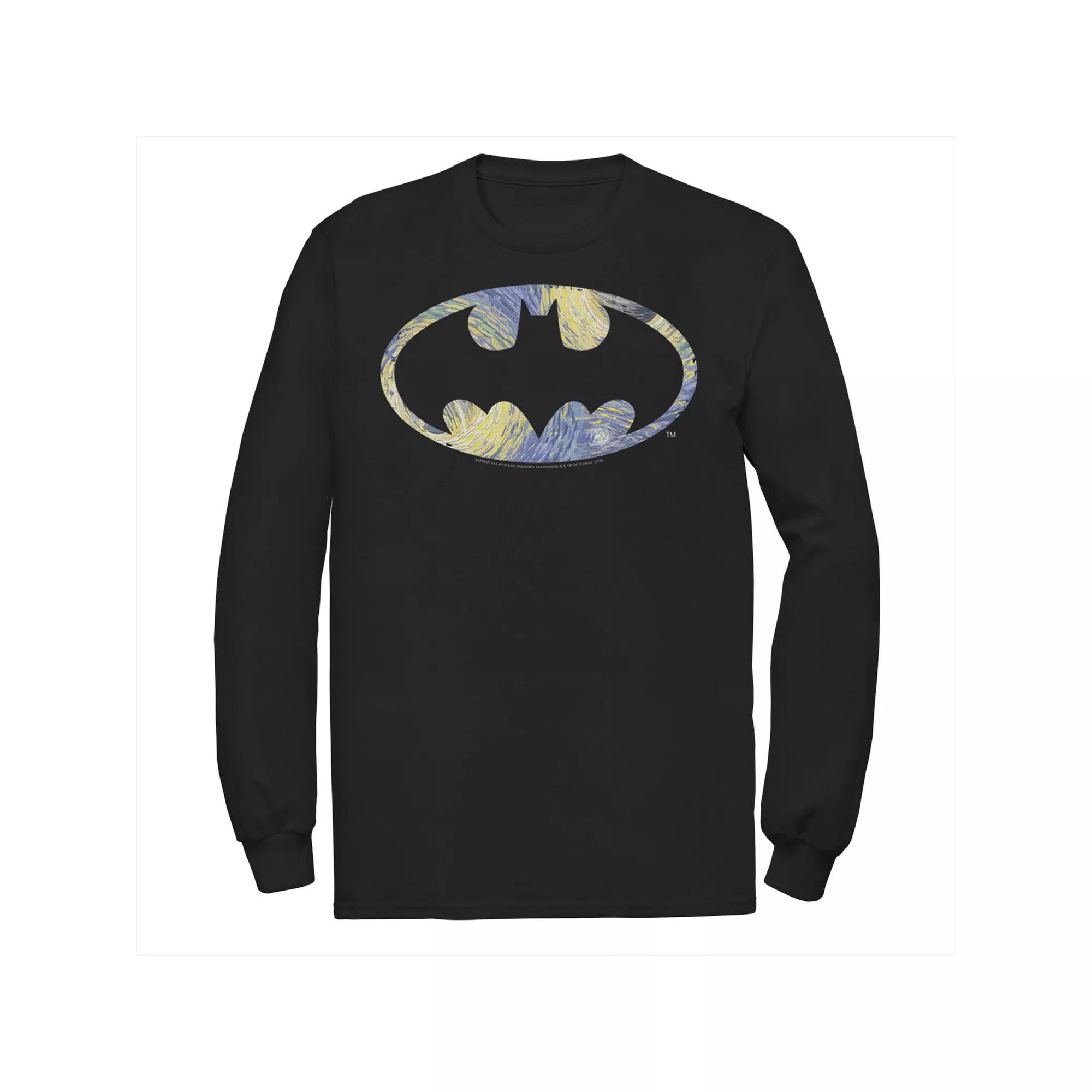 Men's DC Comics Batman Starry Night Logo Tee,  Product Image