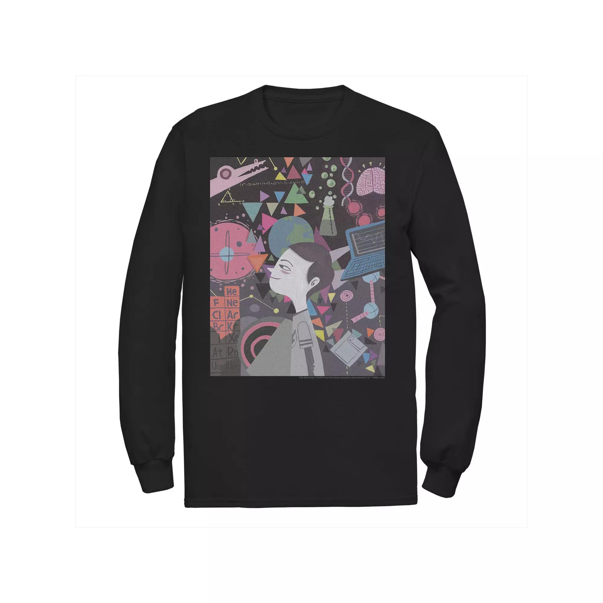 Men's The Big Bang Theory Sheldon Artistic Poster Tee,  Product Image