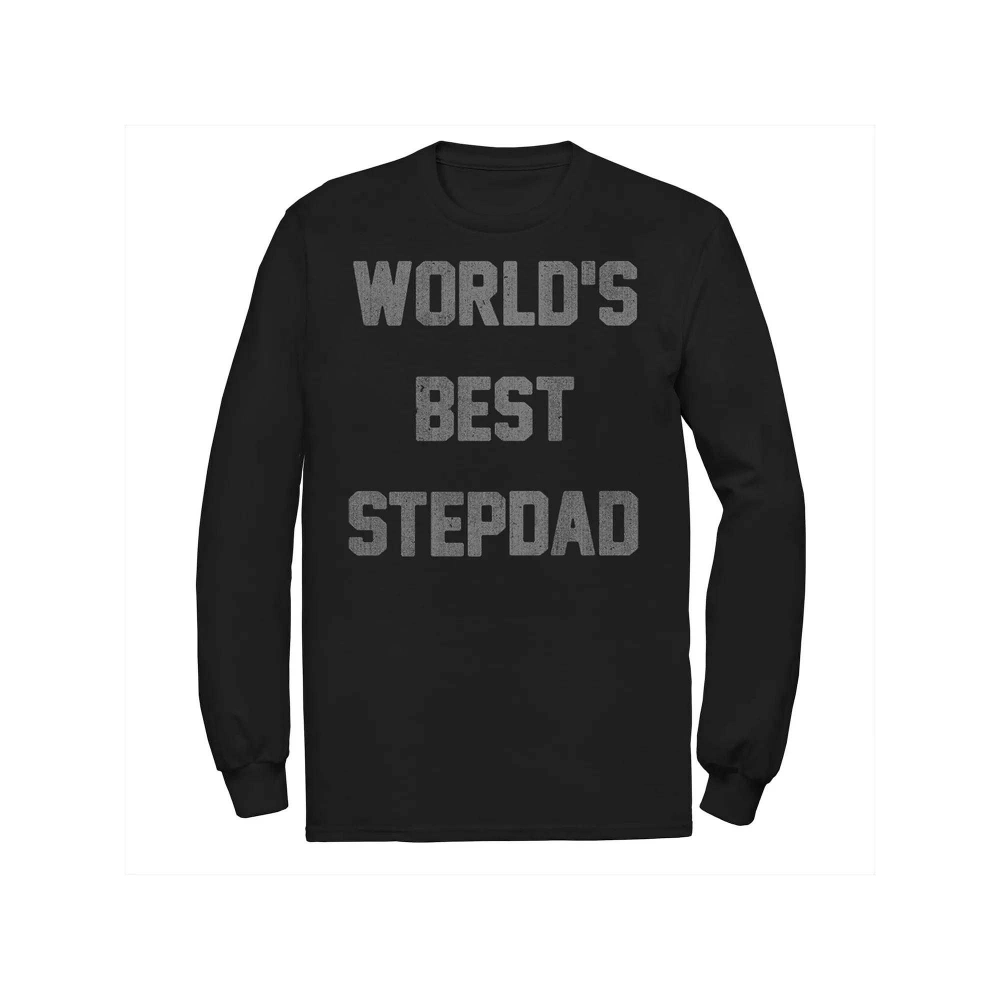 Big & Tall World's Best Stepdad Graphic Tee, Men's,  Product Image