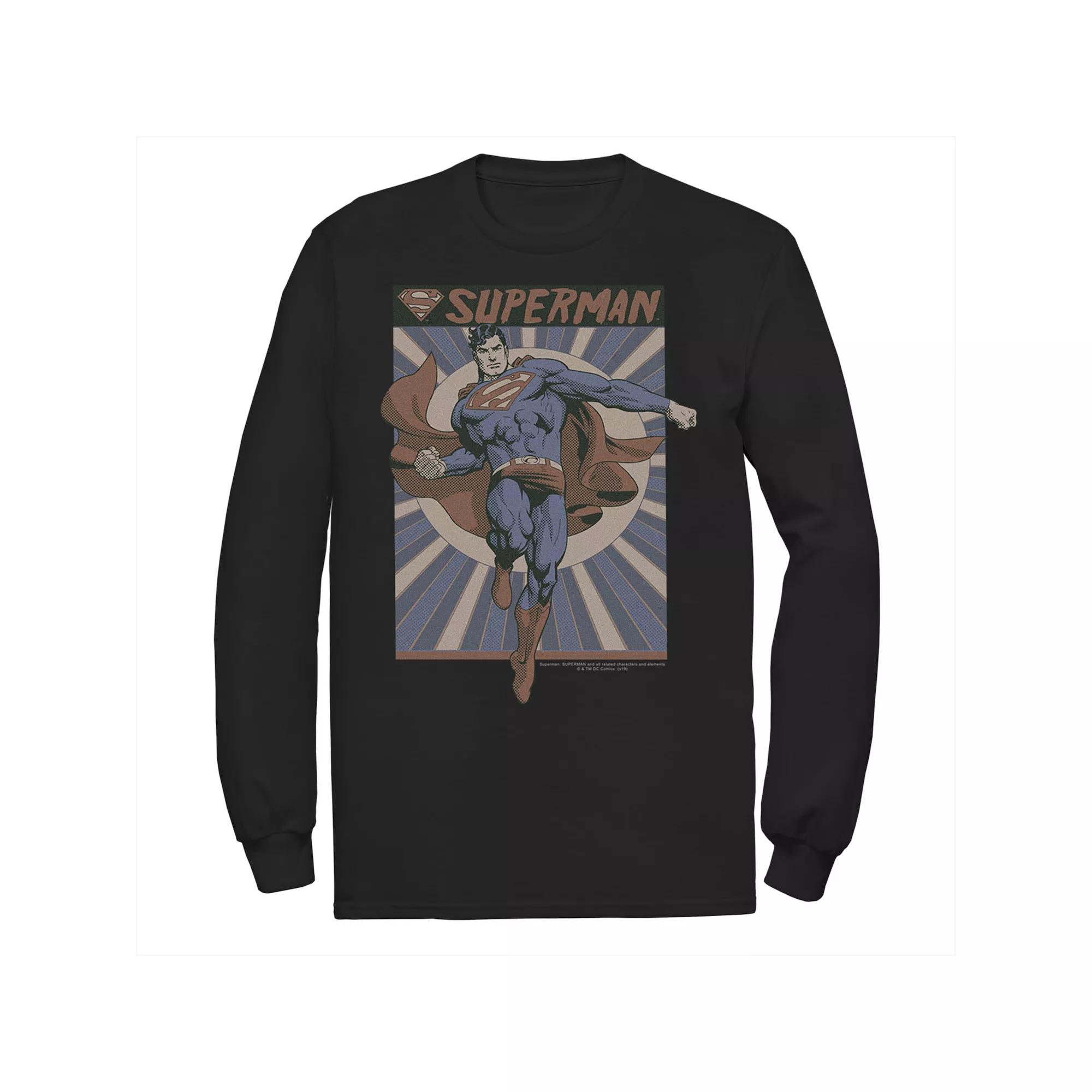 Men's Jurassic Park Digital Video Game Scene Long Sleeve Graphic Tee,  Product Image