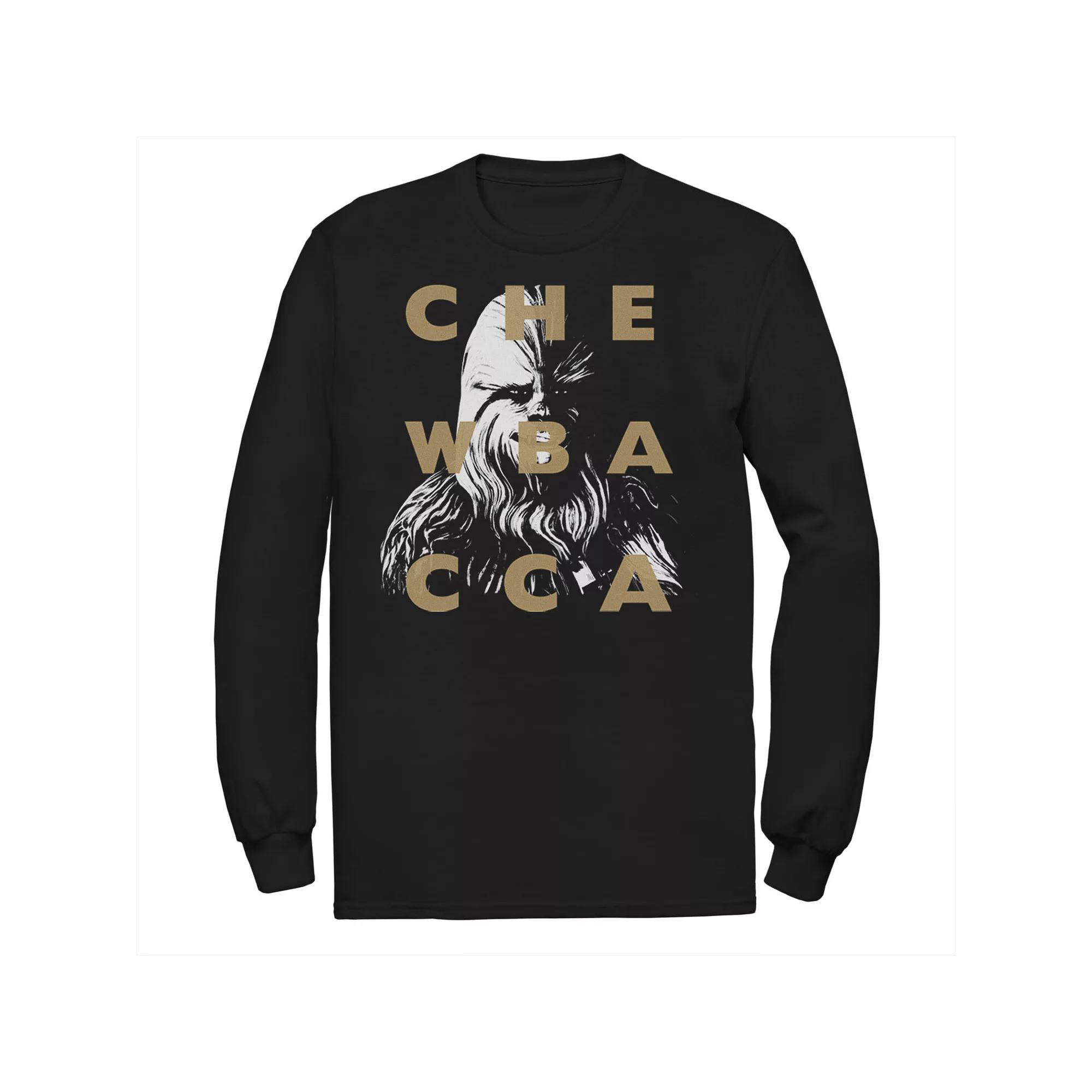 Men's Star Wars: Clone Wars Chewbacca Text Overlay Tee,  Product Image