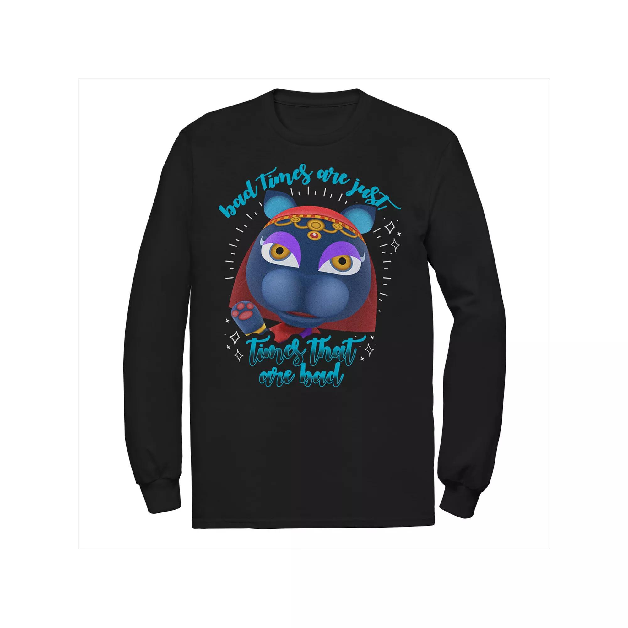 Men's Animal Crossing Bad Times Are Just Times That Are Bad Tee,  Product Image