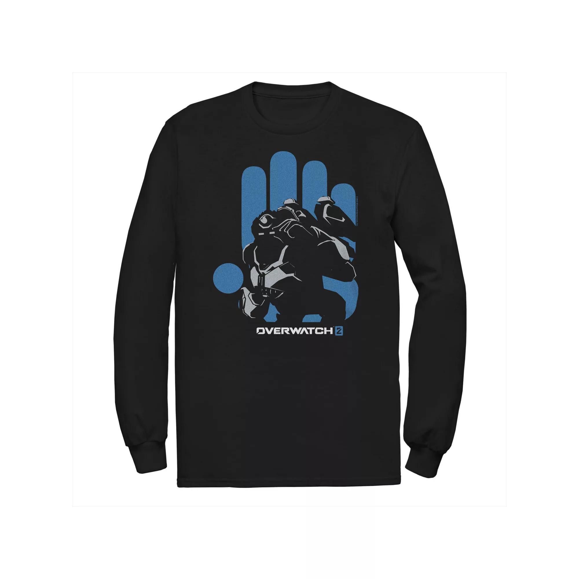 Men's Jurassic Park Digital Video Game Scene Long Sleeve Graphic Tee,  Product Image