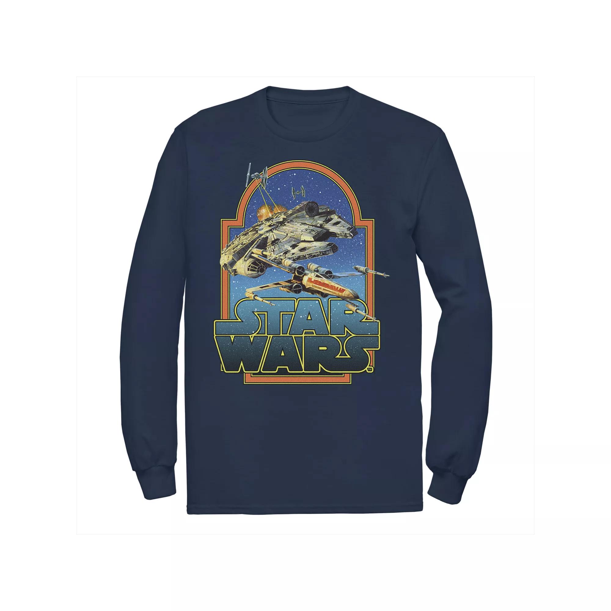 Men's Star Wars Framed Space Chase Logo Tee,  Product Image