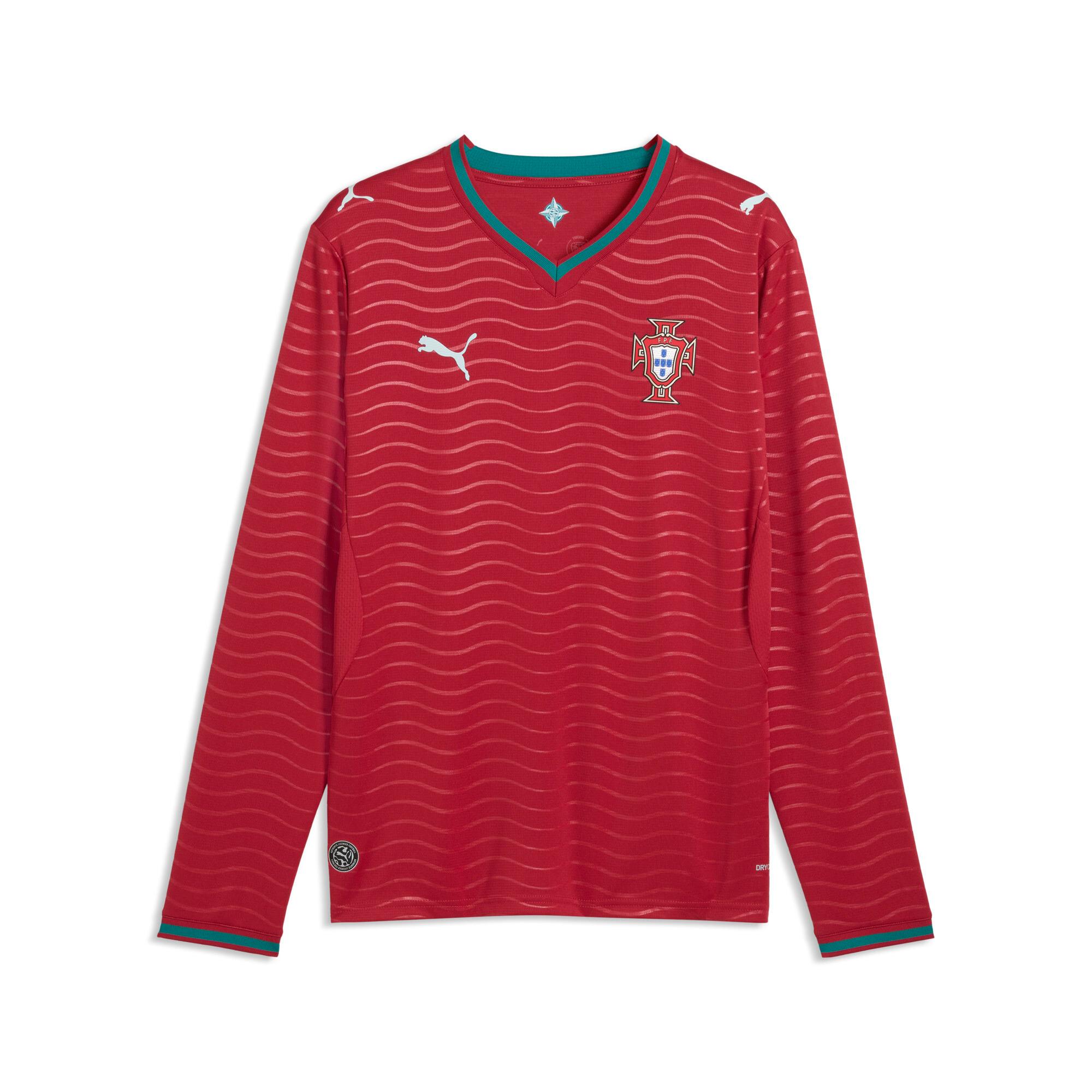 Portugal Home Men's Long Sleeve Soccer Jersey Product Image