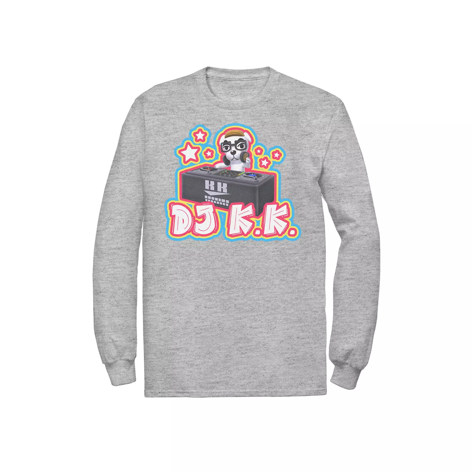 Big & Tall Animal Crossing DJ K.K. Long Sleeve, Men's,  Product Image