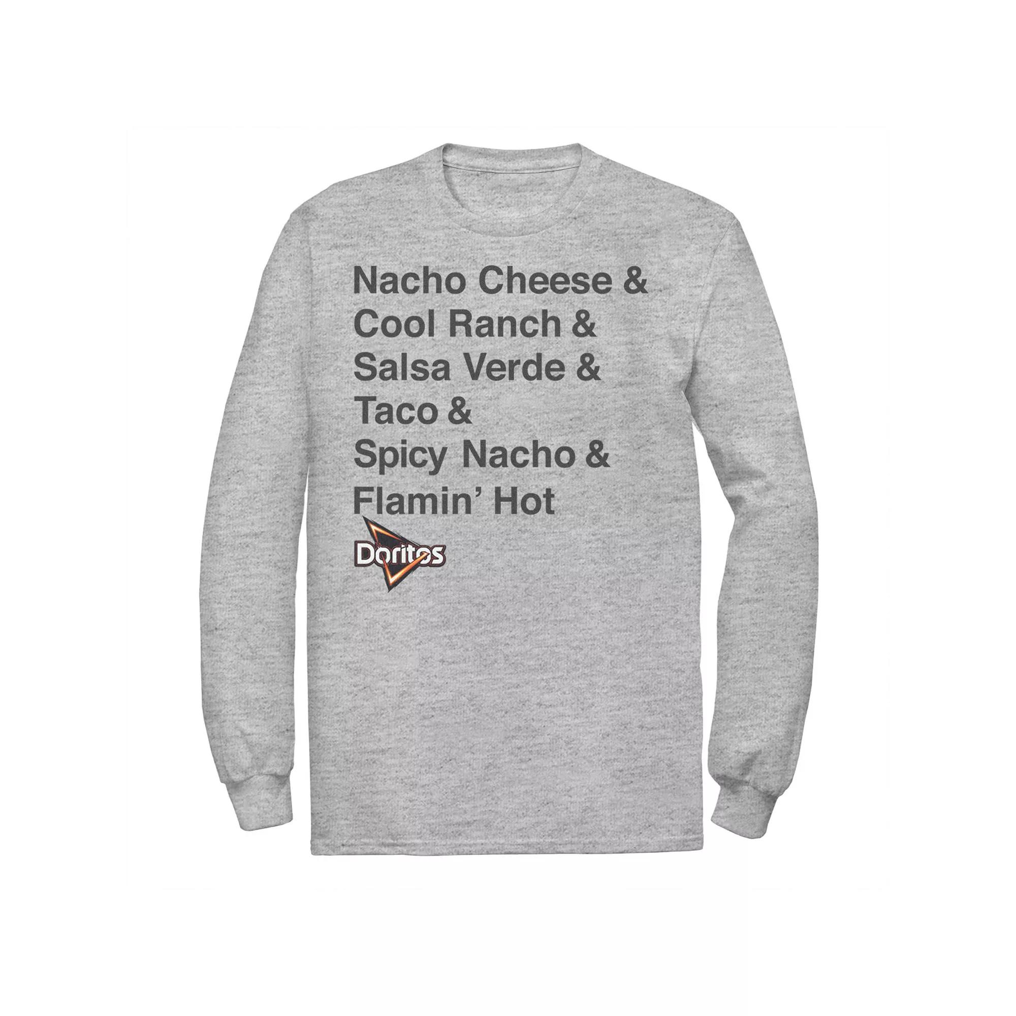 Big & Tall Doritos Tortilla Chips Flavors Long Sleeve Graphic Tee, Men's,  Product Image