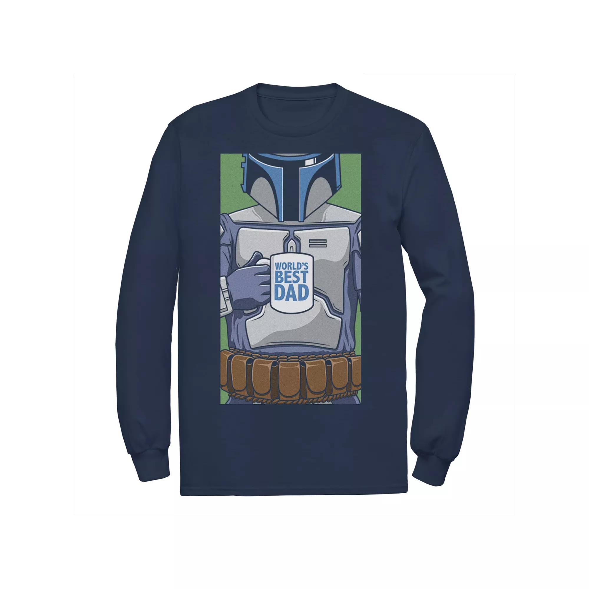 Men's Jurassic World Retro Adventure Calls T-Rex Long Sleeve Graphic Tee,  Product Image