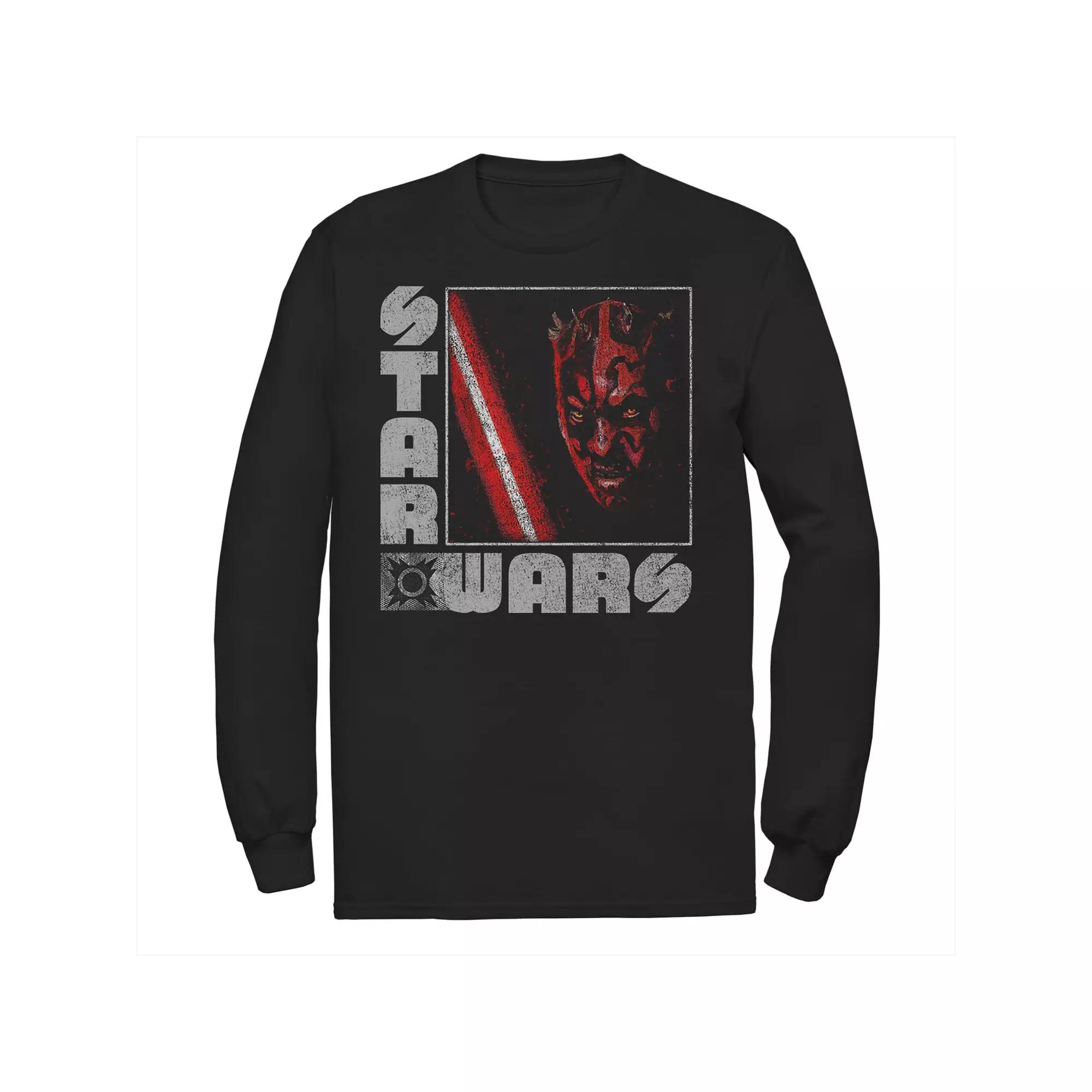 Men's Star Wars Darth Maul Distressed Square Portrait Tee,  Product Image