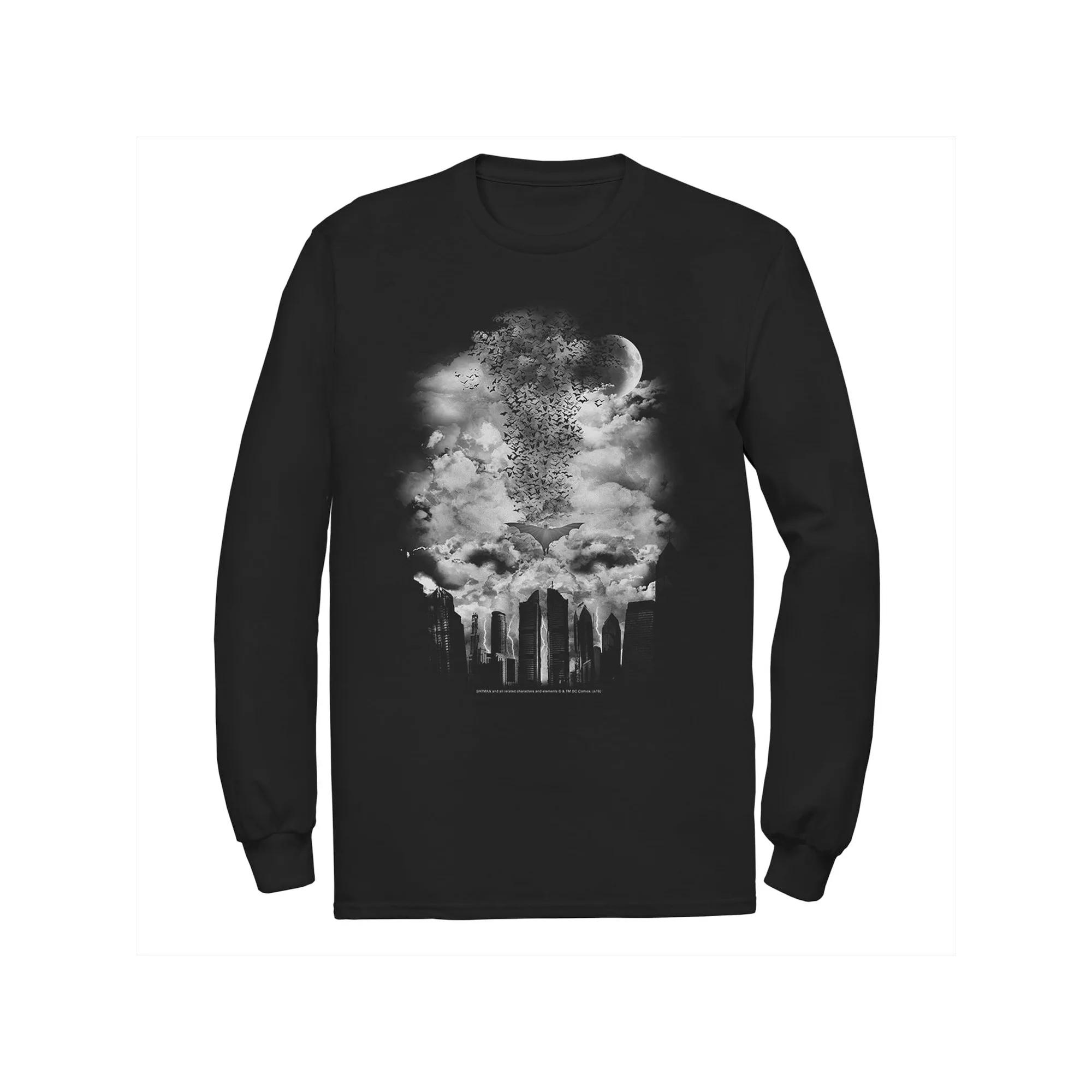 Men's DC Comics Batman Gadgets Classic Logo Ringer Tee,  Product Image