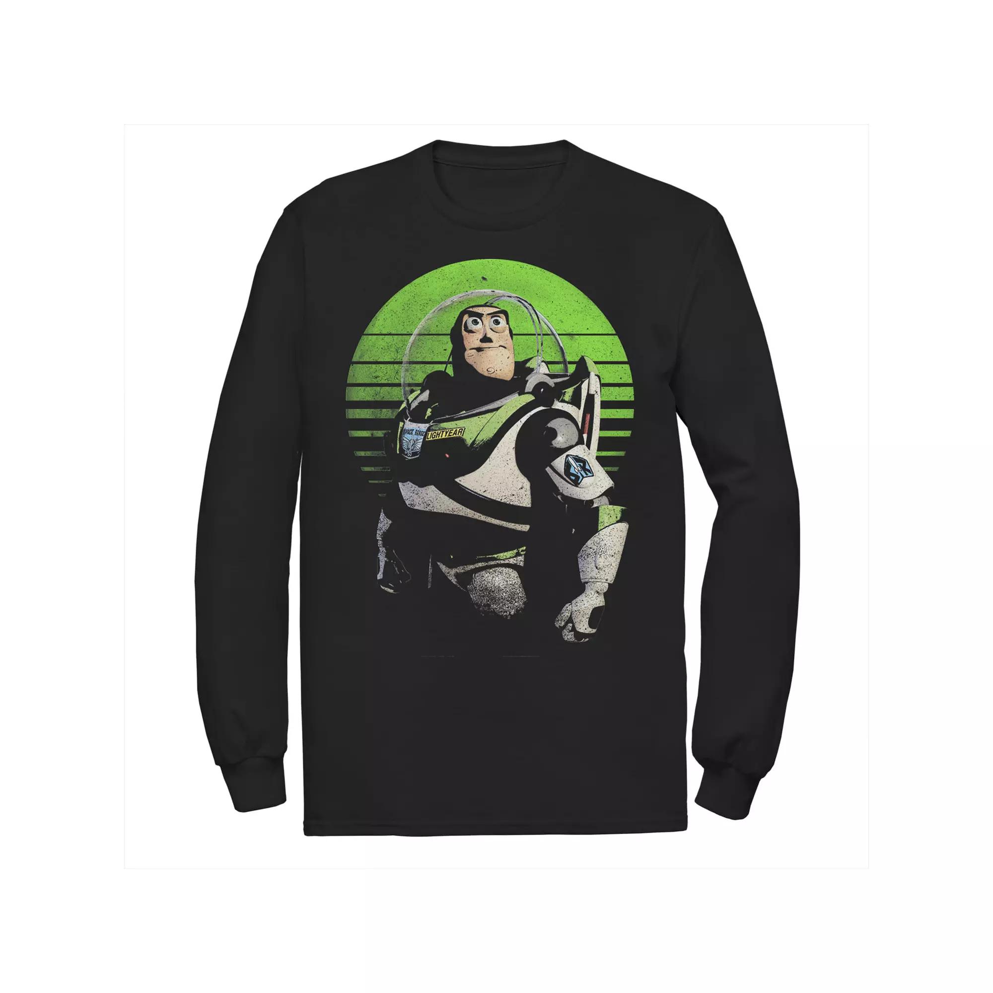 Disney / Pixar's Toy Story Buzz Lightyear Men's Sight On Stars Long Sleeve Tee,  Product Image
