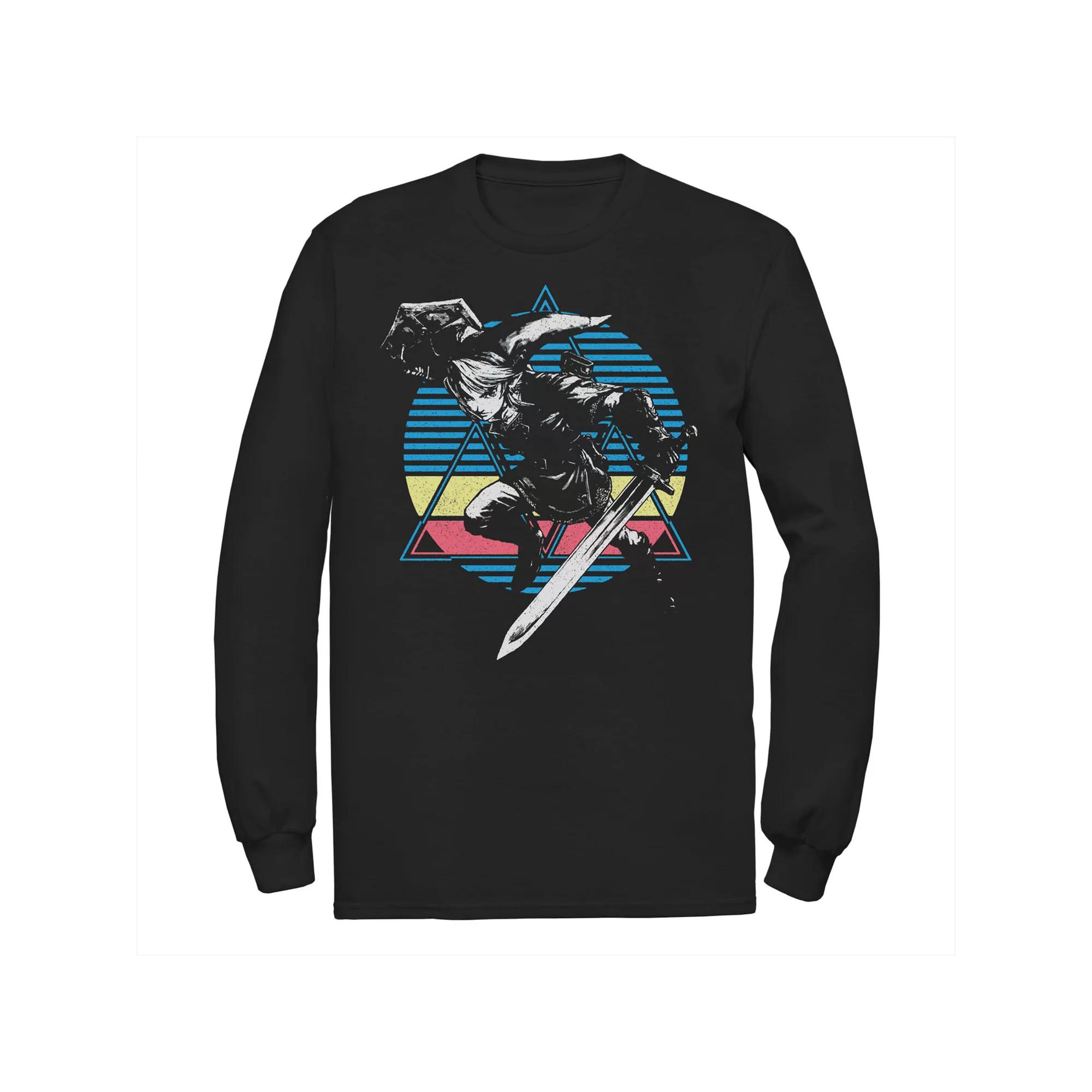 Men's Nintendo The Legend Of Zelda Triforce Link Overlay Tee,  Product Image