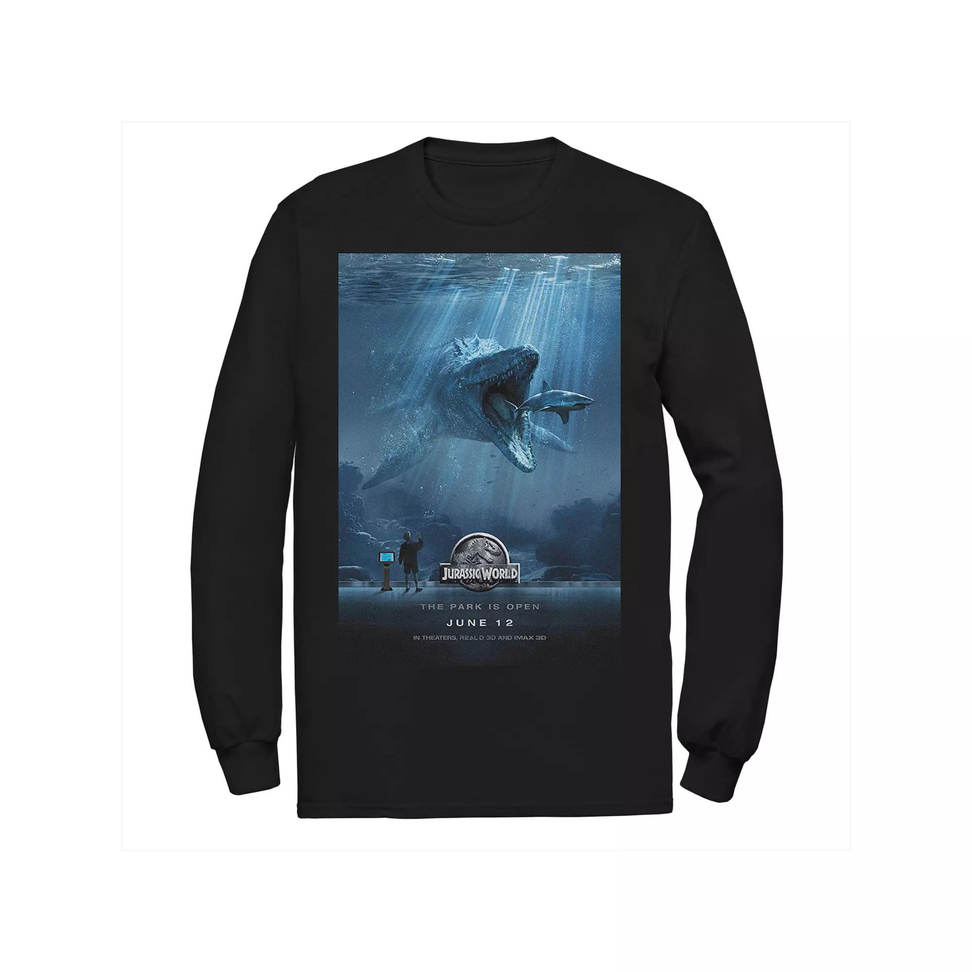 Men's Jurassic World Mosasaurus Movie Poster Tee,  Product Image