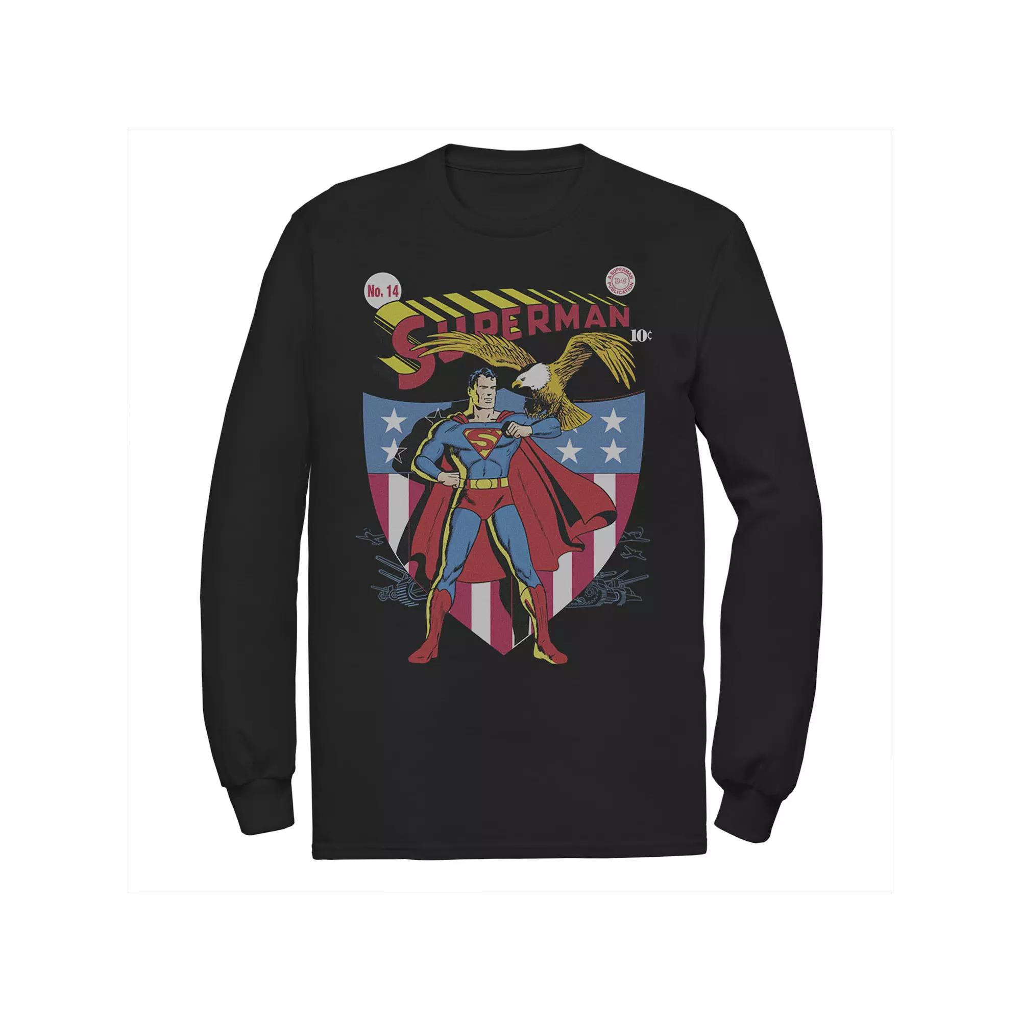 Men's DC Comics Superman Stars And Stripes Poster Tee,  Product Image