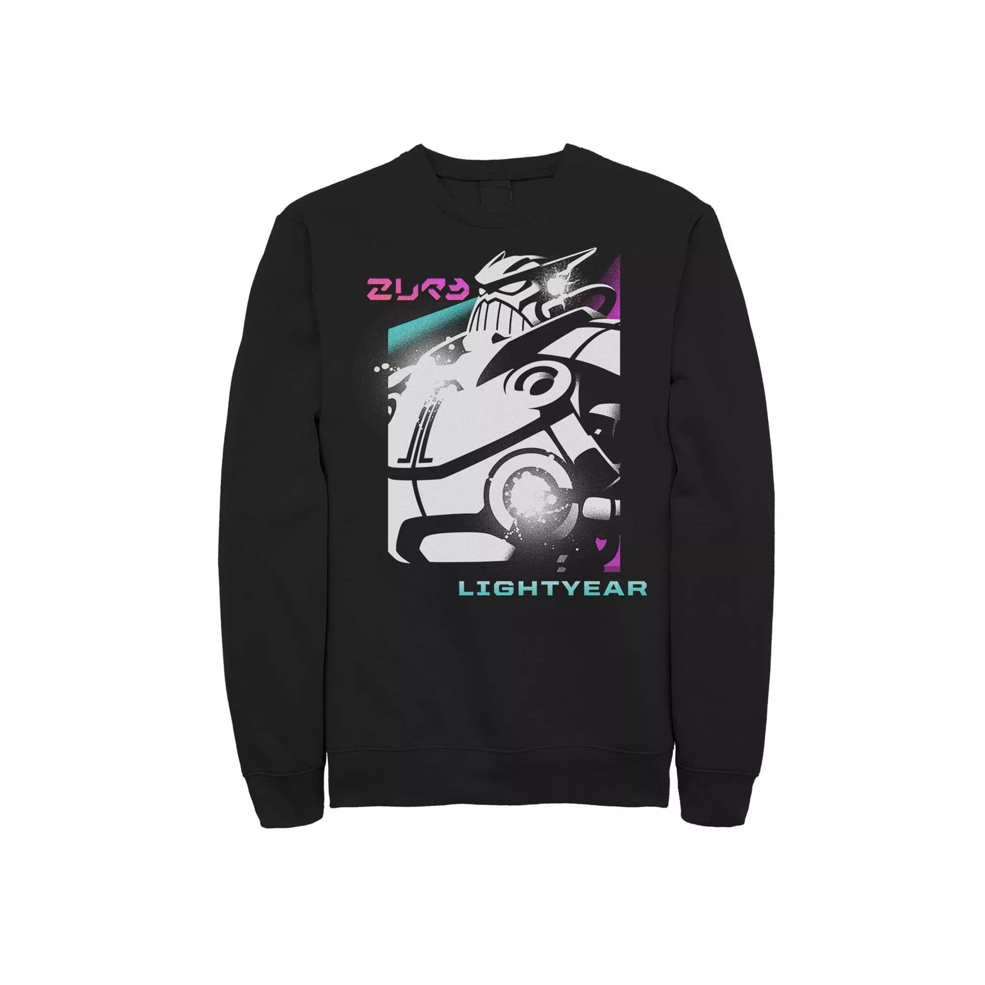 Disney / Pixar's Lightyear Emperor Zurg Men's Graffiti Contrast Sweatshirt,  Product Image