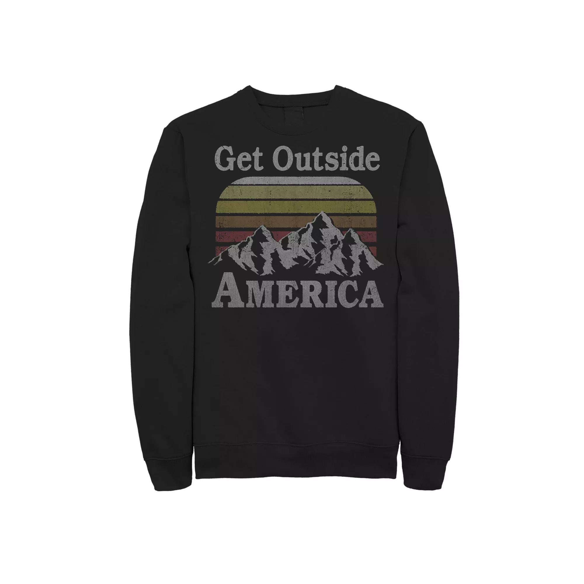 Men's Fifth Sun Get Outside America Sweatshirt,  Product Image
