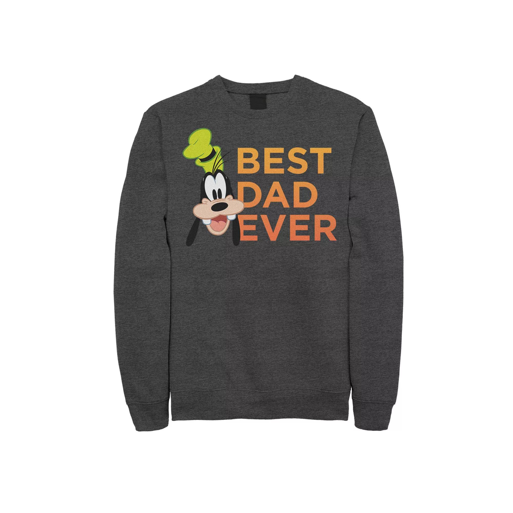 Men's Disney's Goofy Best Dad Ever Sweatshirt,  Product Image