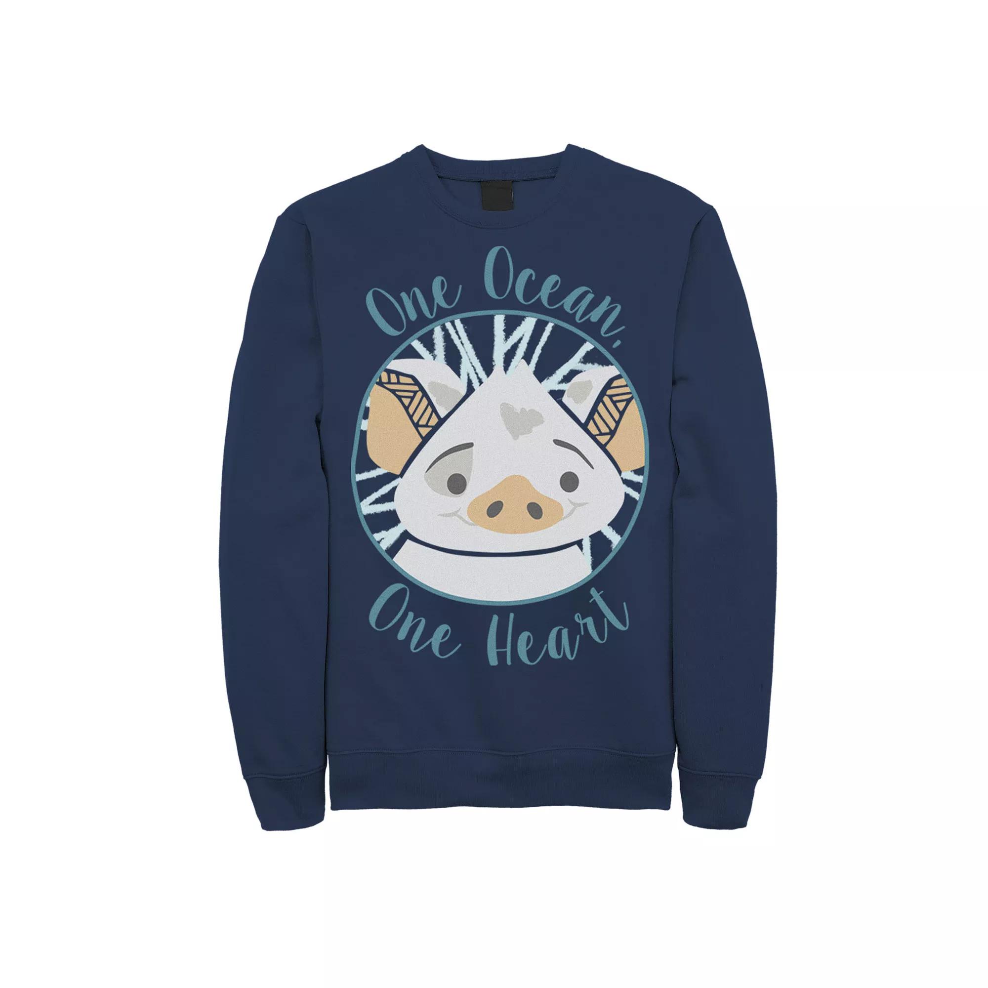 Disney's Moana Pua One Ocean One Heart Men's Sweatshirt,  Product Image