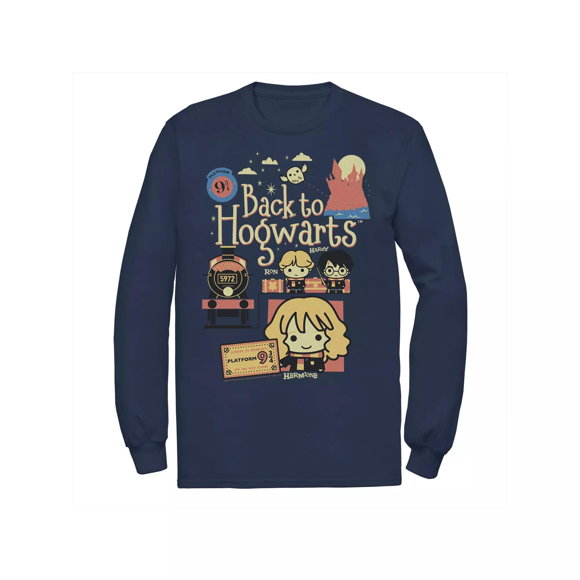 Men's Harry Potter Chibi Back To Hogwarts Tee,  Product Image