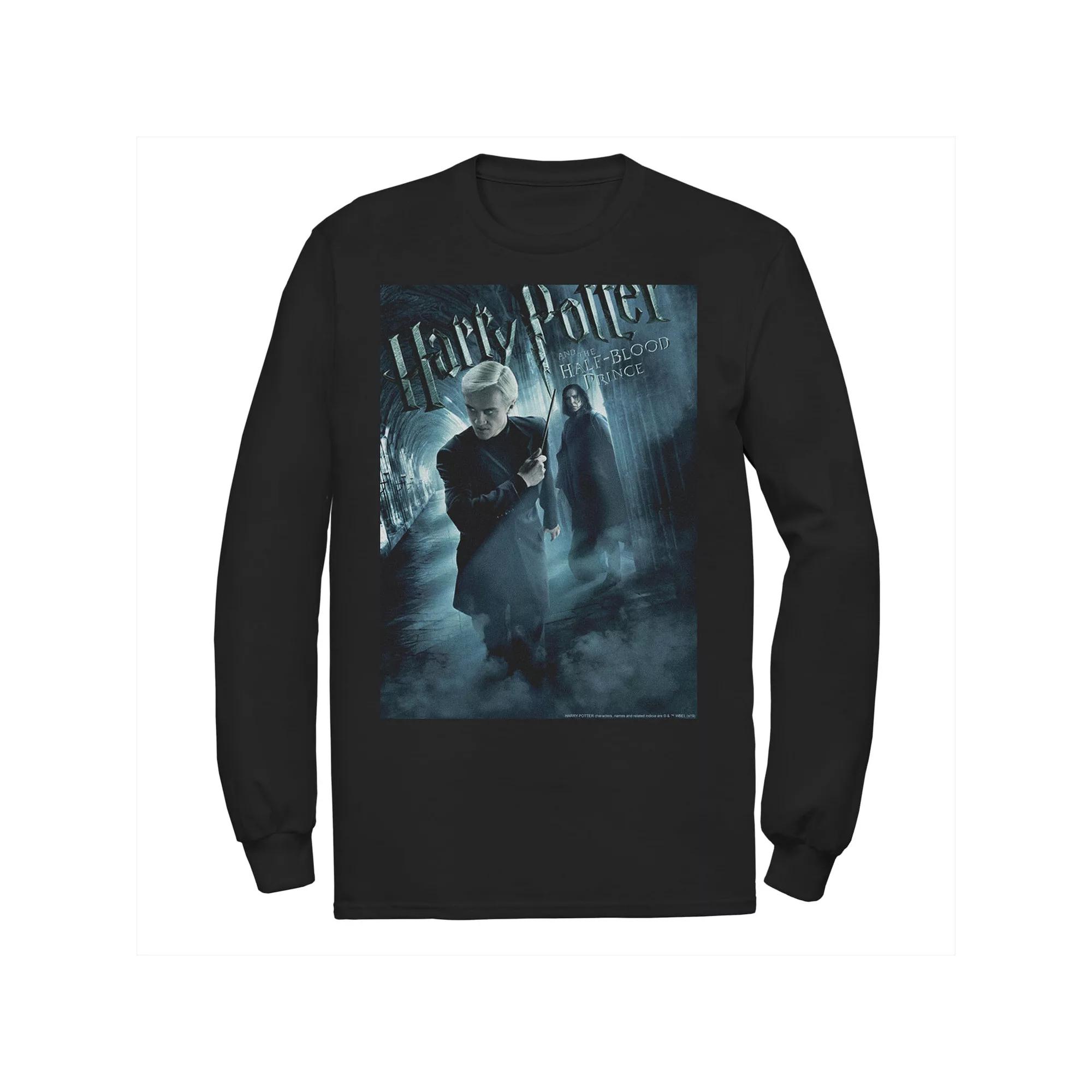 Men's Harry Potter Half-Blood Prince Draco And Snape Poster Long Sleeve Graphic Tee,  Product Image