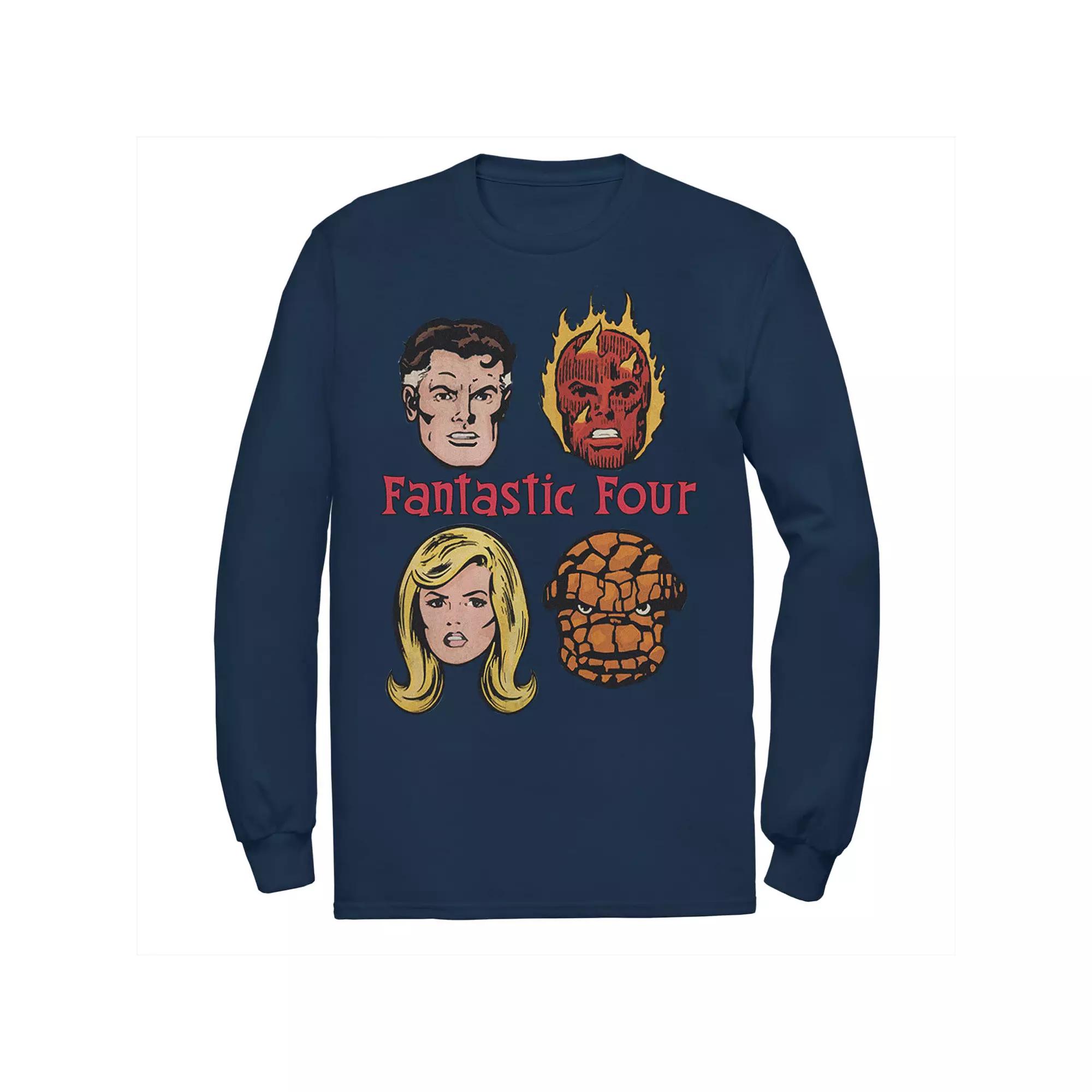 Men's Marvel Fantastic Four Group Shot Comic Themed Poster Tee,  Product Image