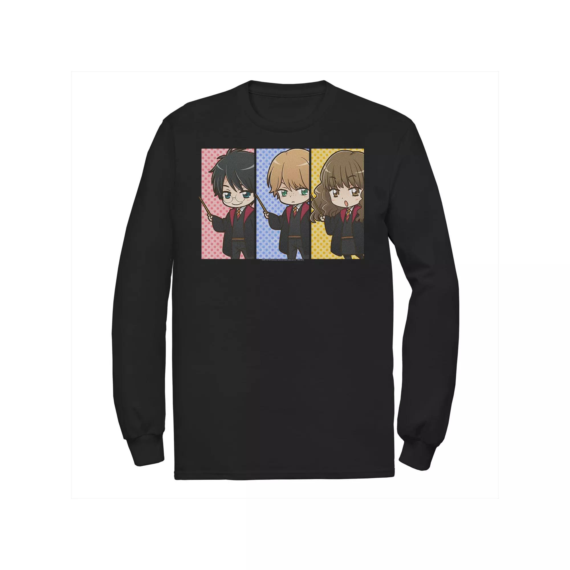 Men's Harry Potter Hermione Granger Ron Weasley Anime Panel Tee,  Product Image