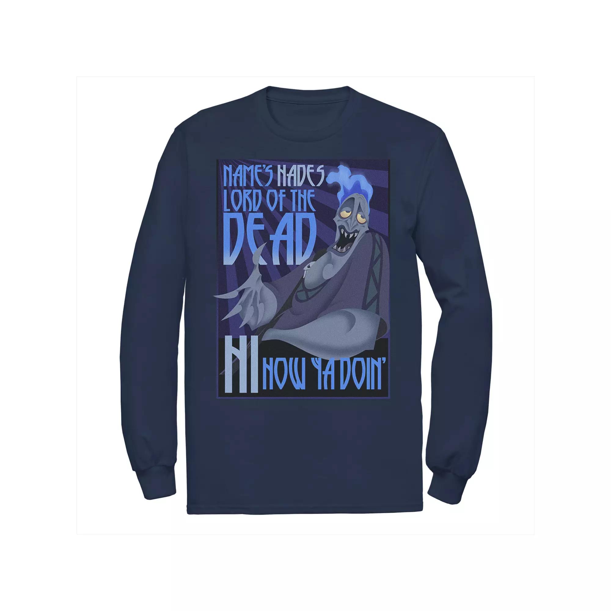 Men's Disney's Hercules The Name's Hades Quote Long Sleeve Tee,  Product Image