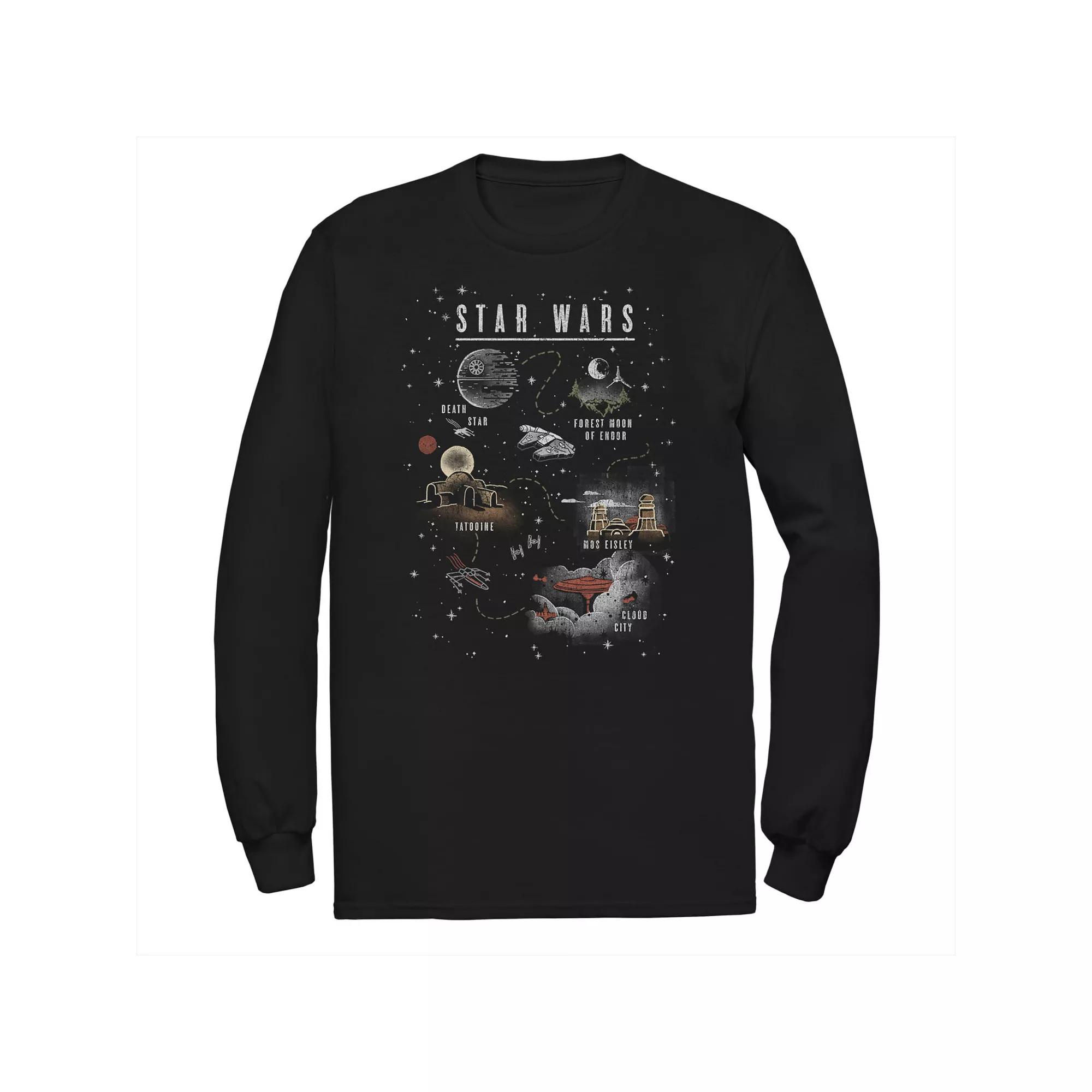 Men's Jurassic World #BEAST Yellow T-Rex Bite Long Sleeve Graphic Tee,  Product Image