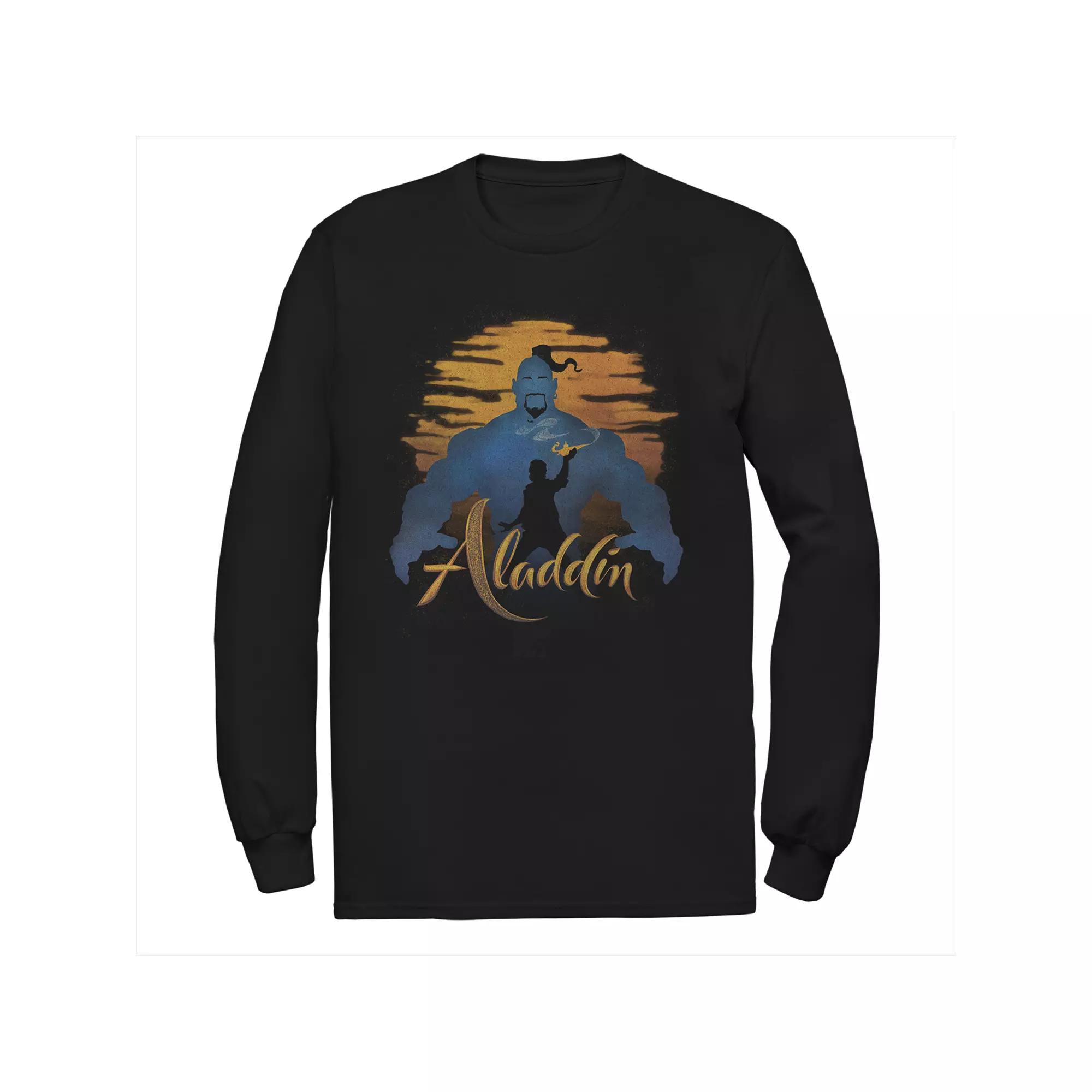 Men's DC Comics Batman Distressed Classic Logo Long Sleeve Tee,  Product Image