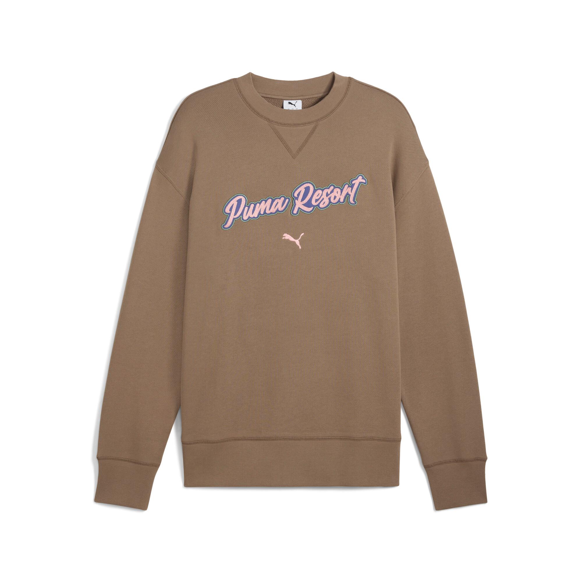 PUMA PREMIUM ESSENTIALS Men's Relaxed Graphic Crew Product Image