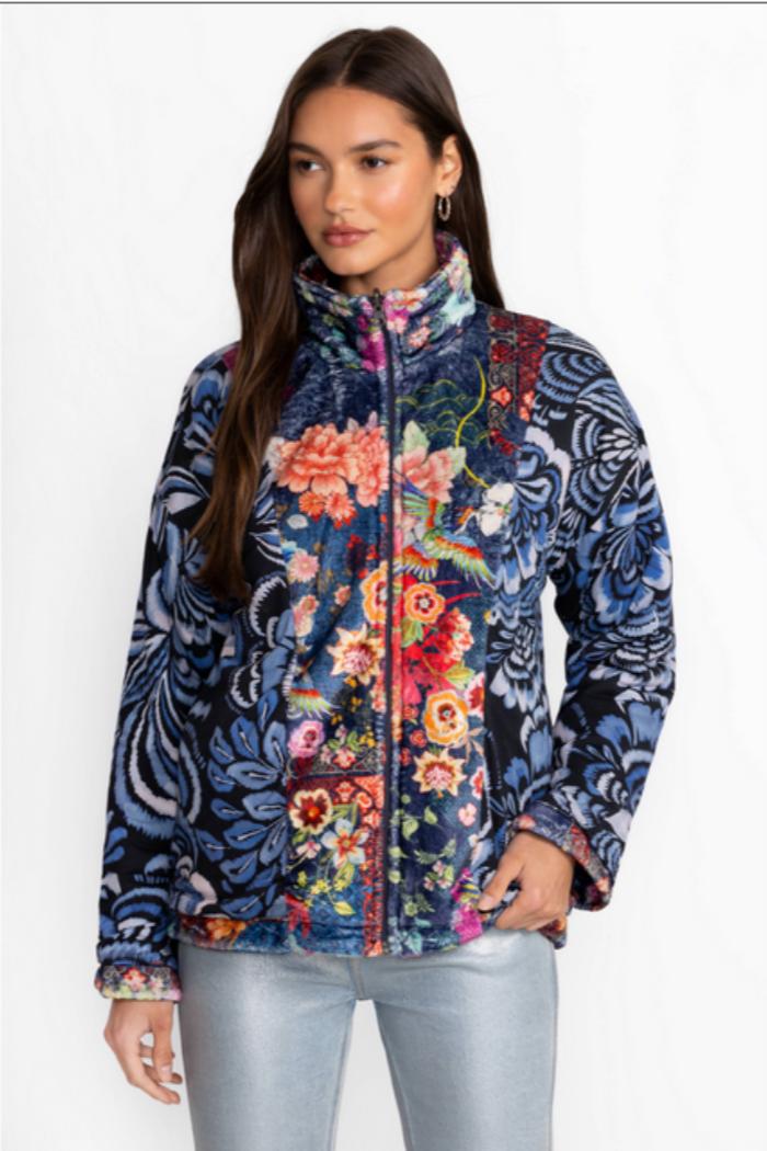 Joan Zip Sherpa Jacket Product Image