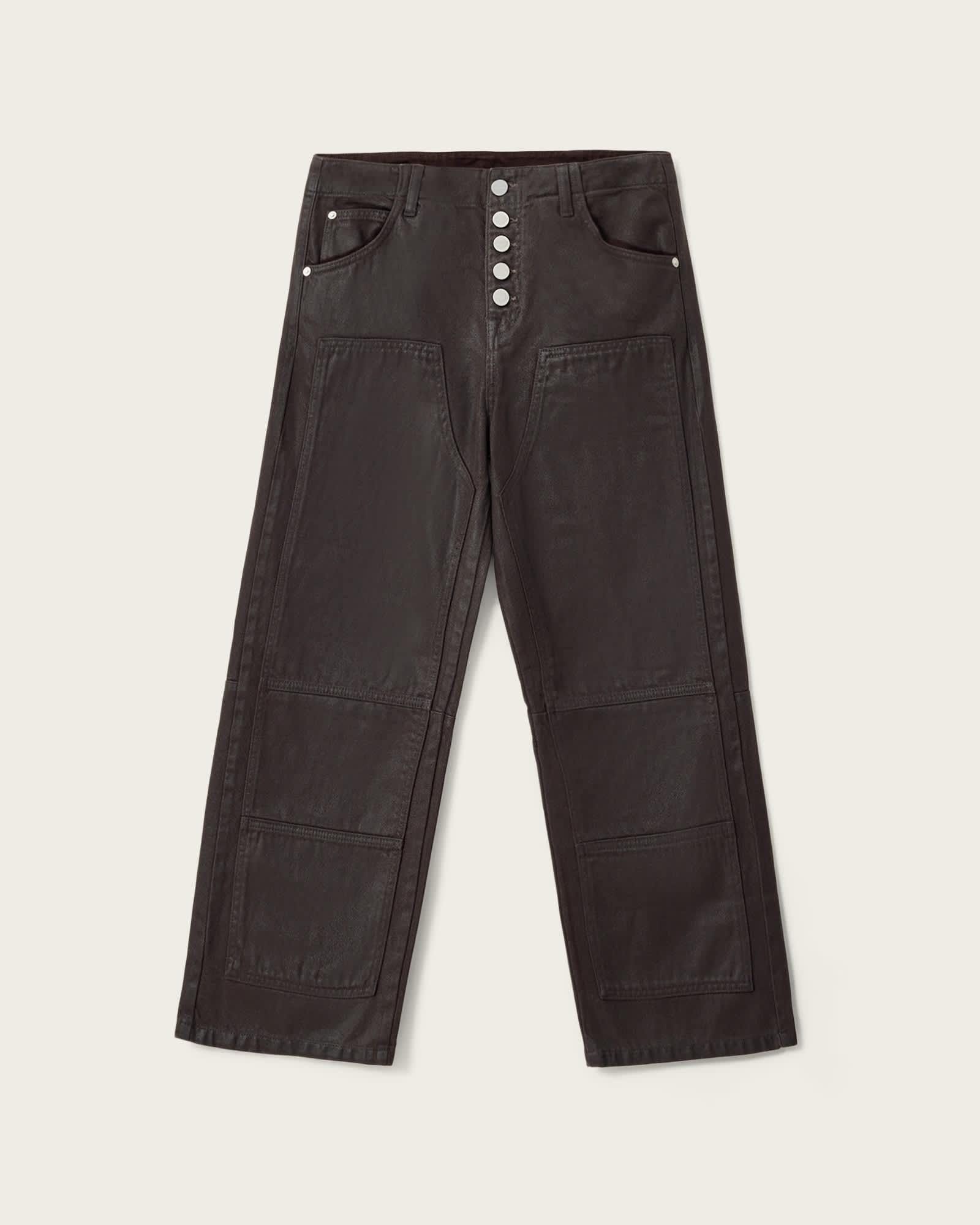 Tay Carpenter Jeans COATED BROWN | ALLSAINTS US Product Image