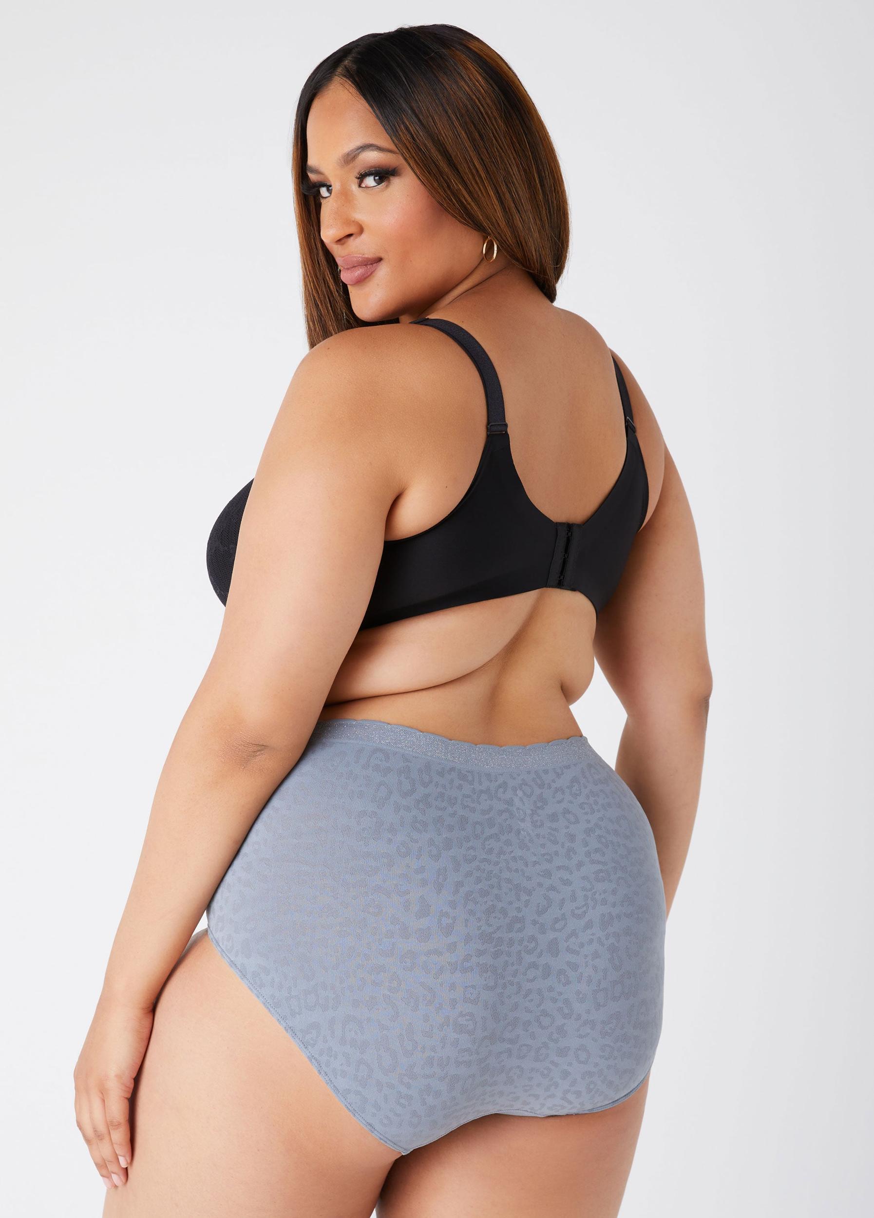 Seamless Leopard Jacquard Briefs Product Image