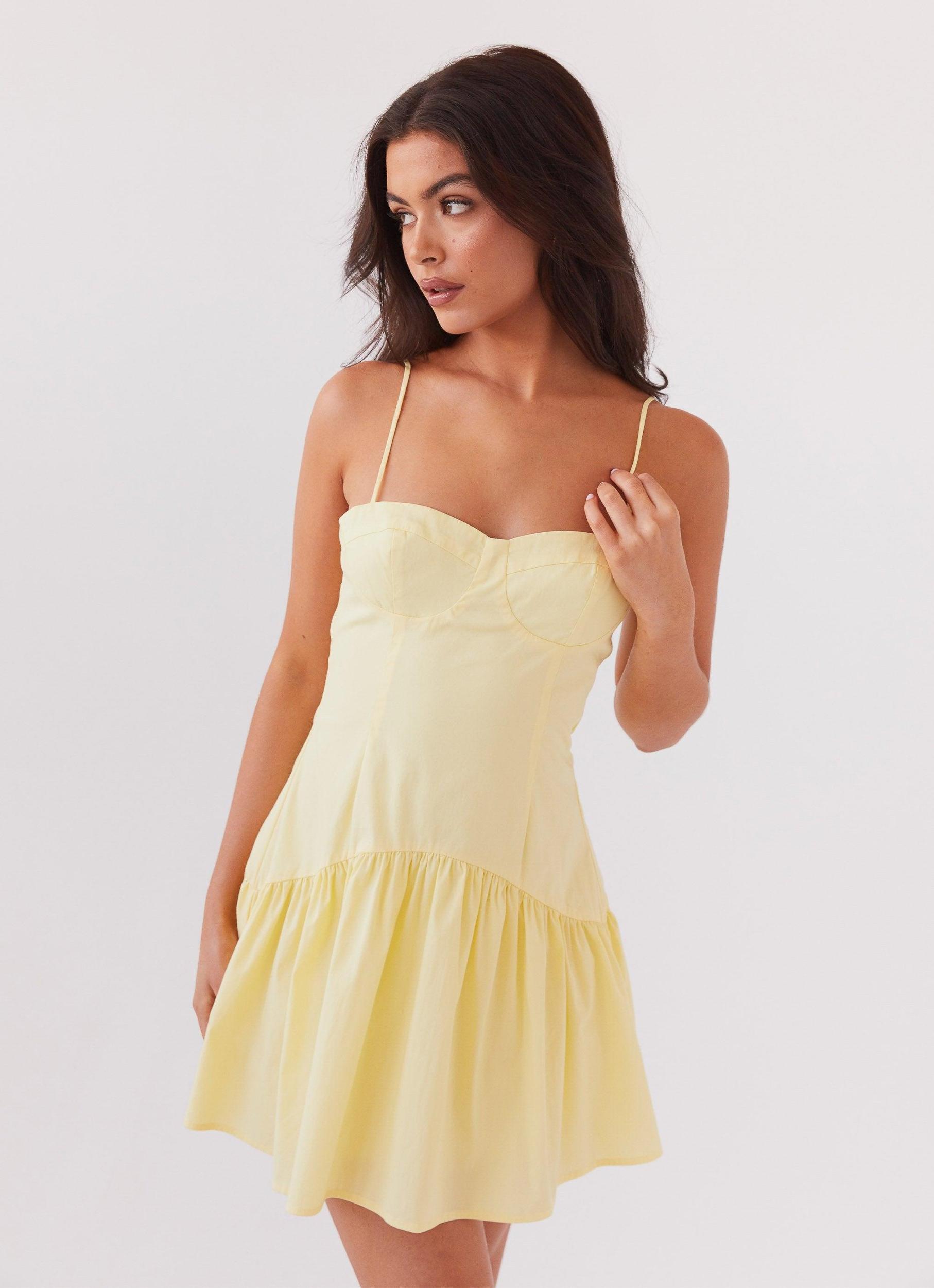 Endless Summer Mini Dress - Canary Product Image
