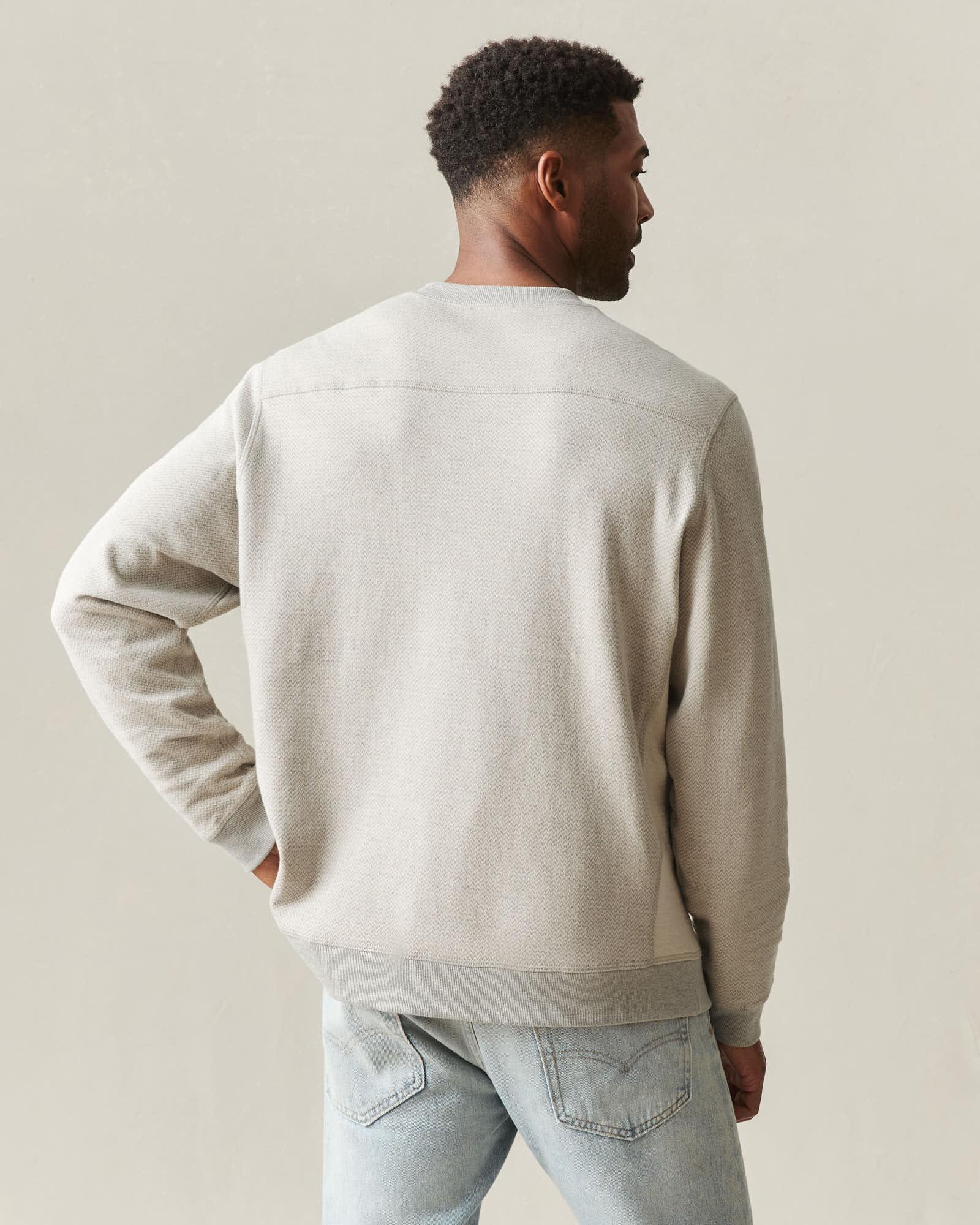 Men's Reversible Crew - Feather Grey Product Image