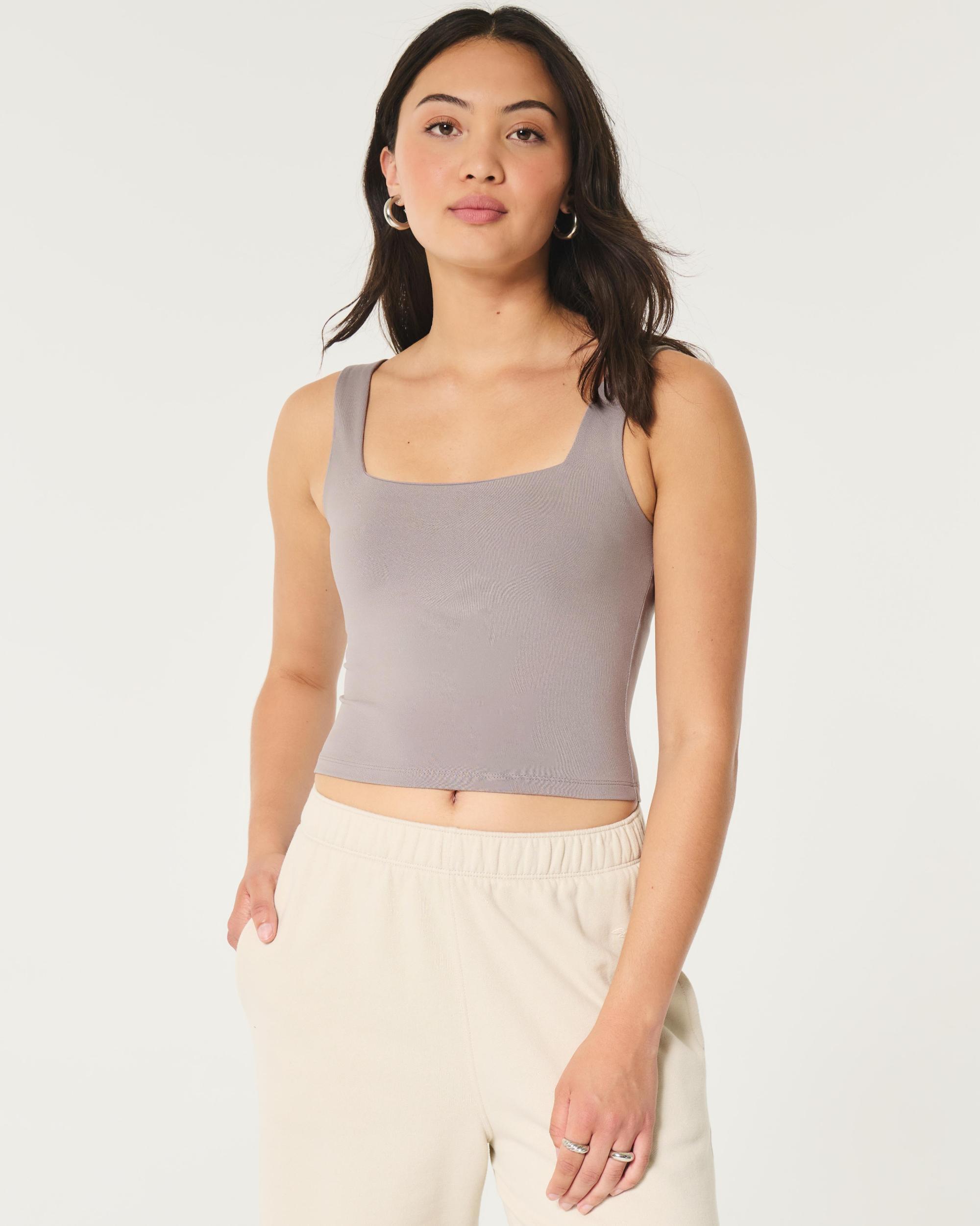 Seamless Fabric Square-Neck Tank Product Image