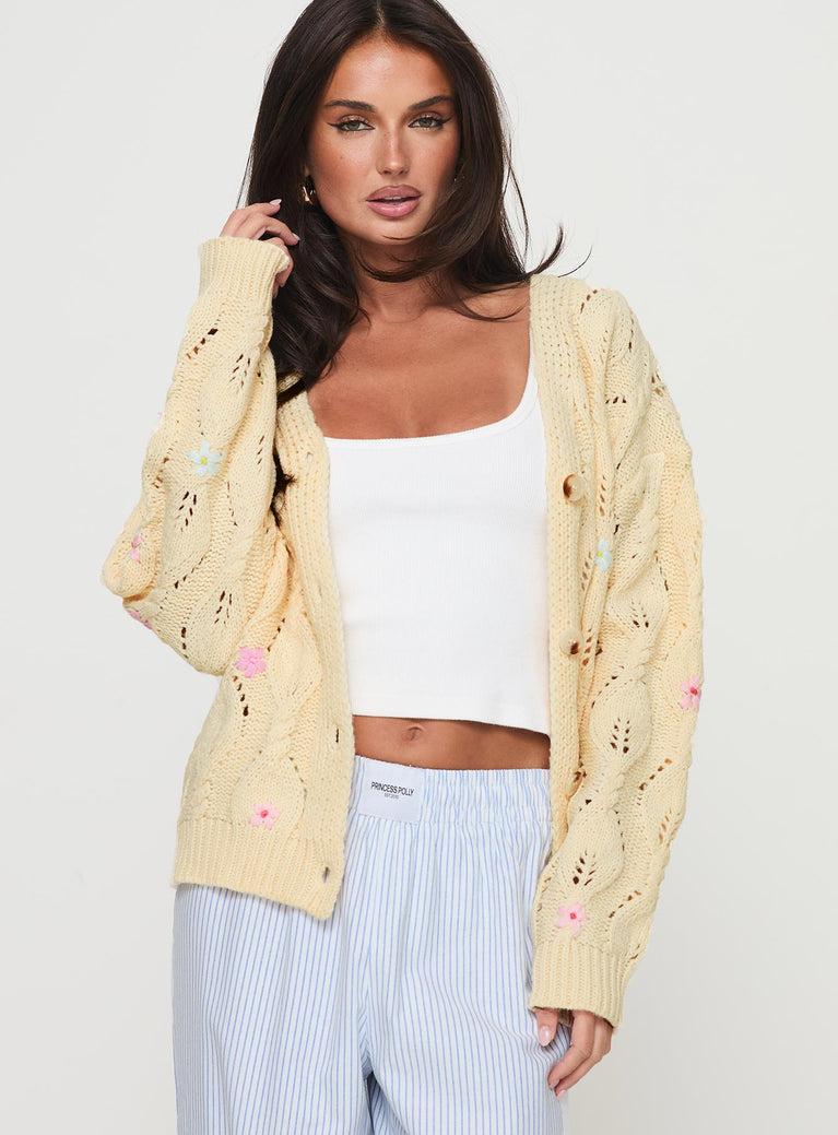 Daffodil Cardigan Cream Product Image
