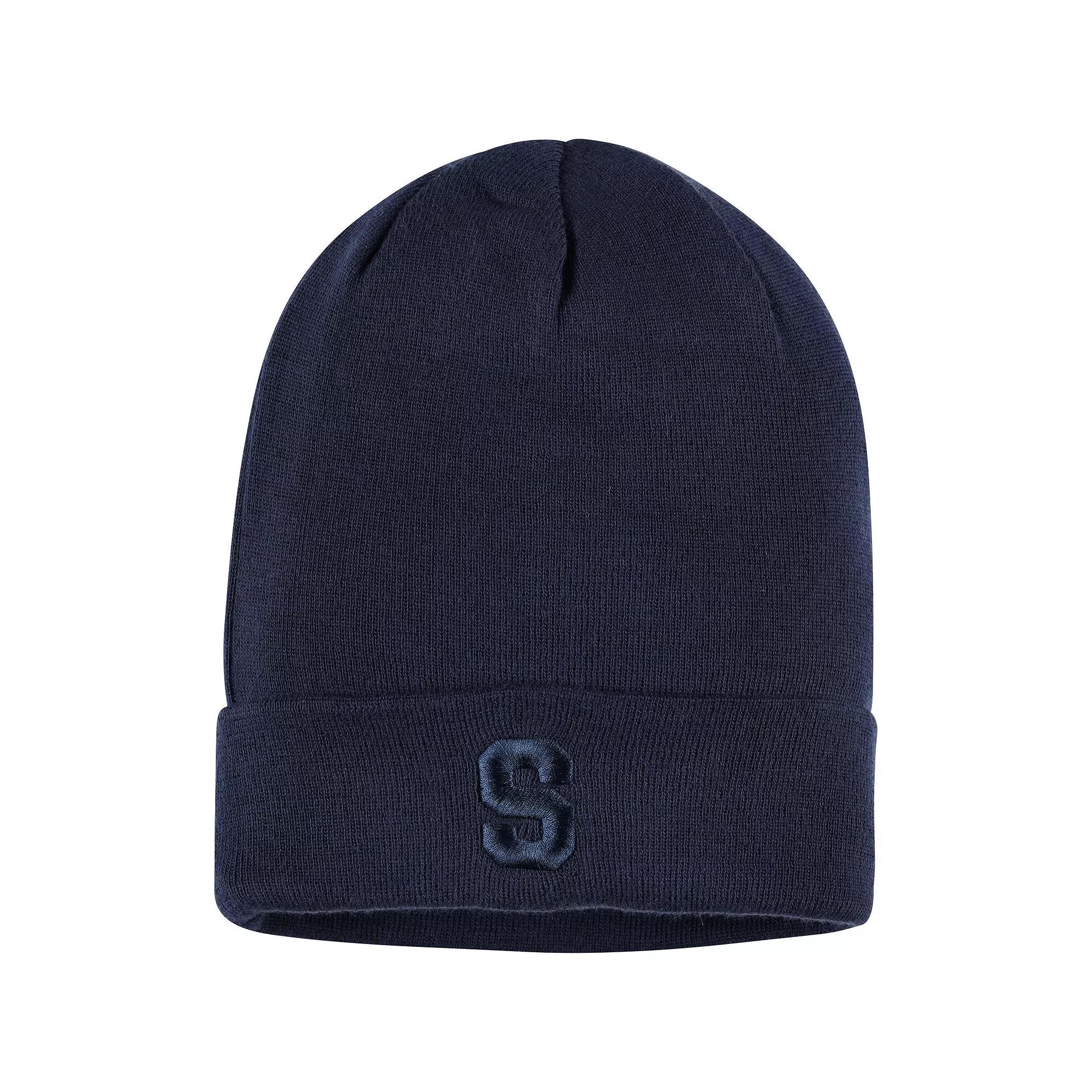 Men's Nike Navy Syracuse Orange Tonal Cuffed Knit Hat, Blue Product Image