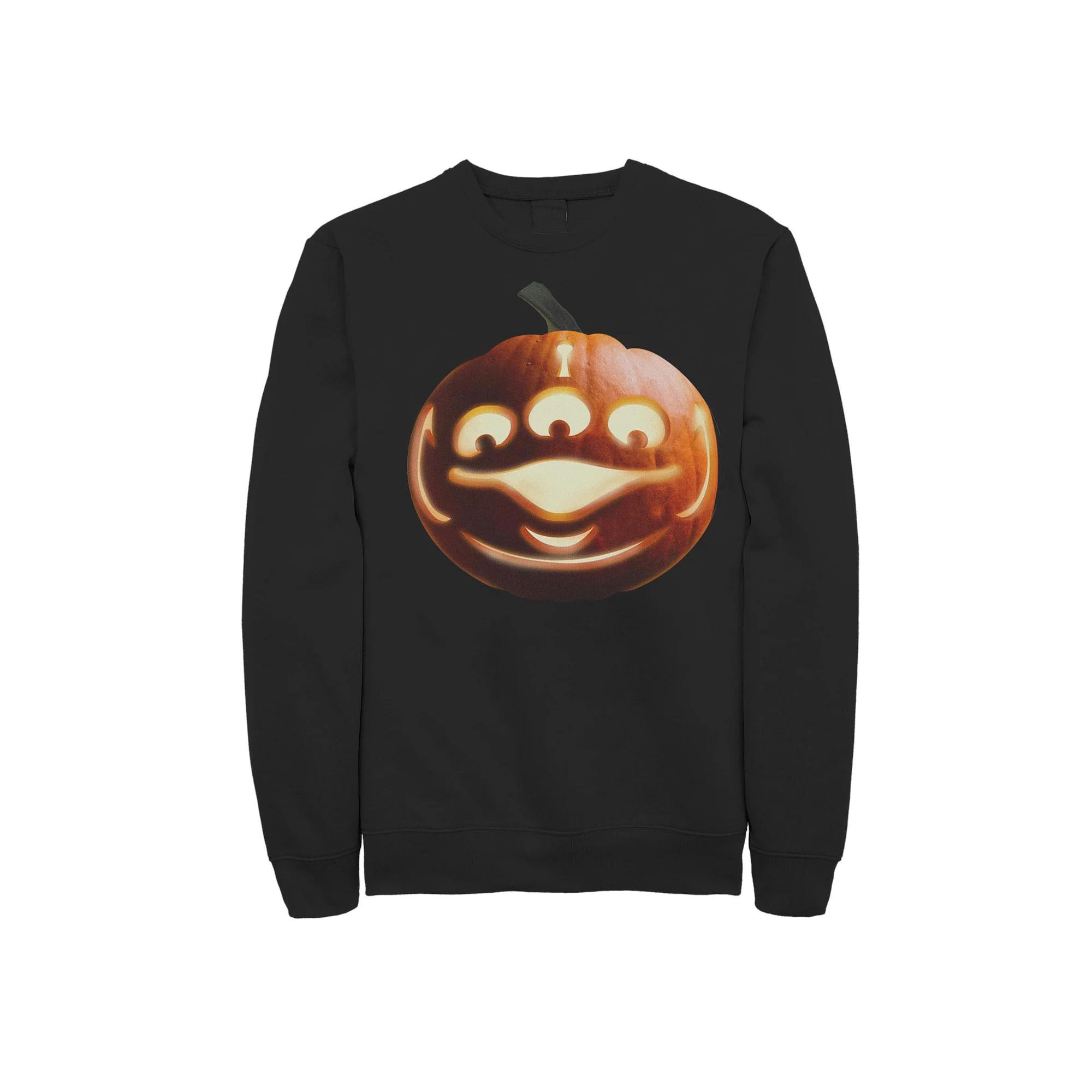 Men's Disney Pixar Toy Story Alien Pumpkin Carving Fleece,  Product Image