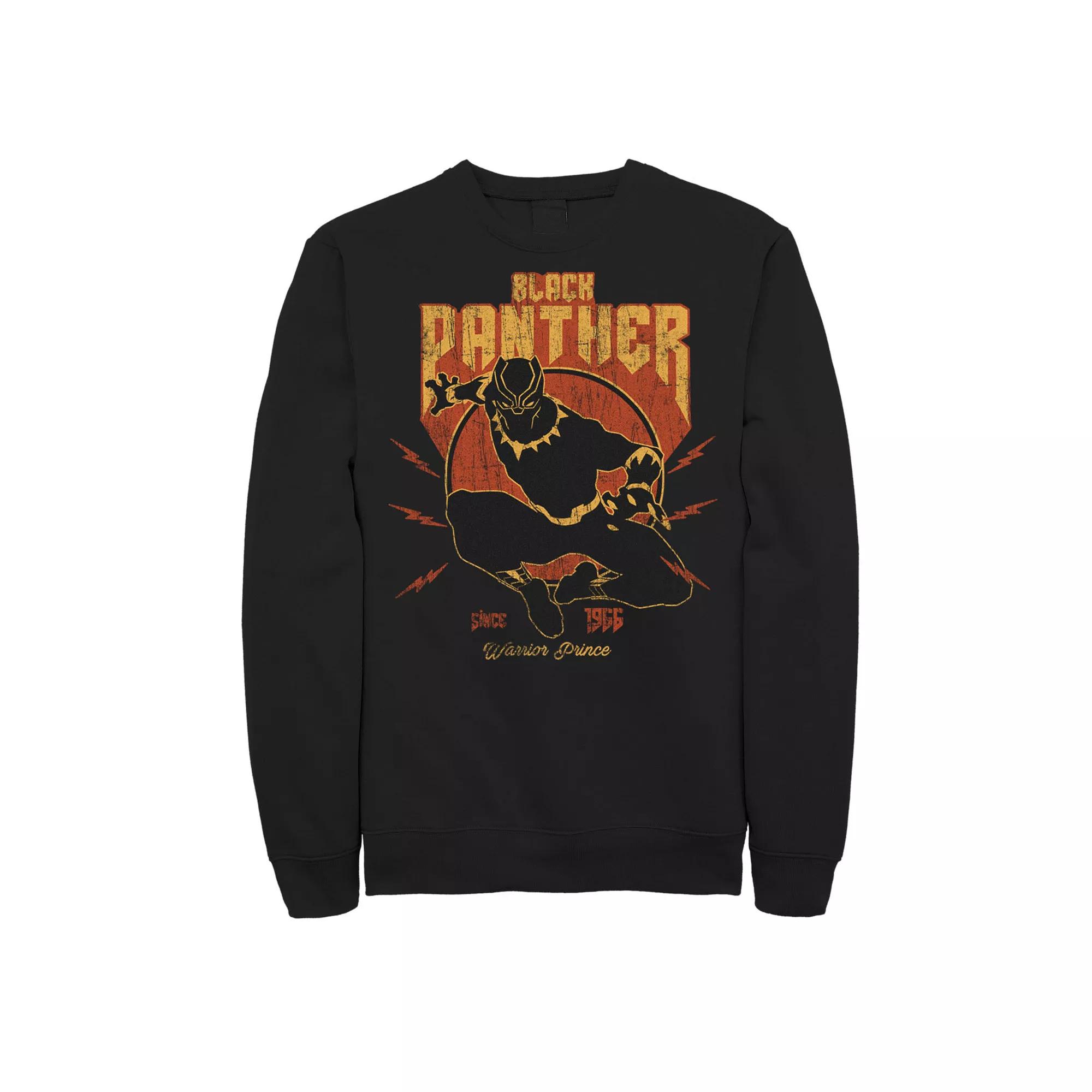 Men's Marvel Black Panther Since 1966 Retro Vintage Sweatshirt,  Product Image