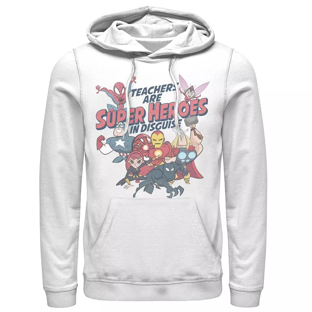 Men's Marvel Group Shot Teachers Are Super Heroes Hoodie,  Product Image