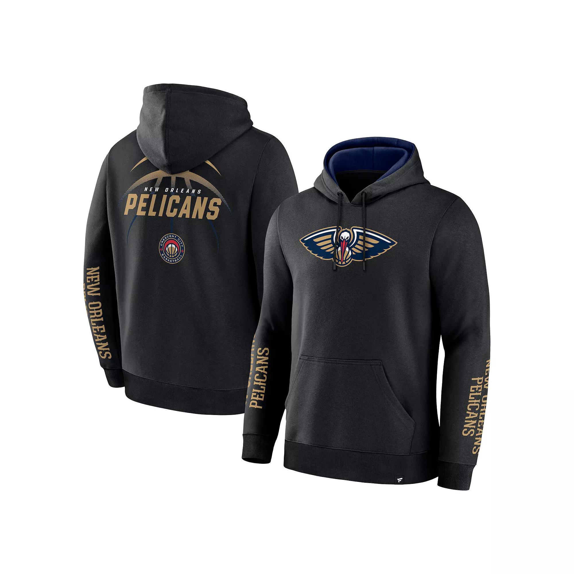 Men's Fanatics Black New Orleans Pelicans Legacy Guard Pullover Hoodie,  Product Image