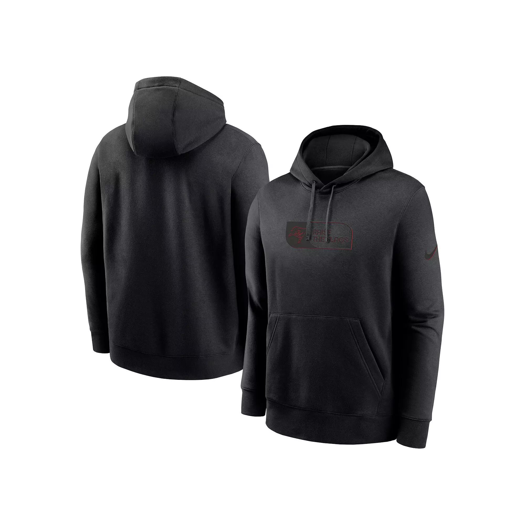 Men's Nike Black Tampa Bay Buccaneers Edge Pack French Terry Club Pullover Hoodie,  Product Image