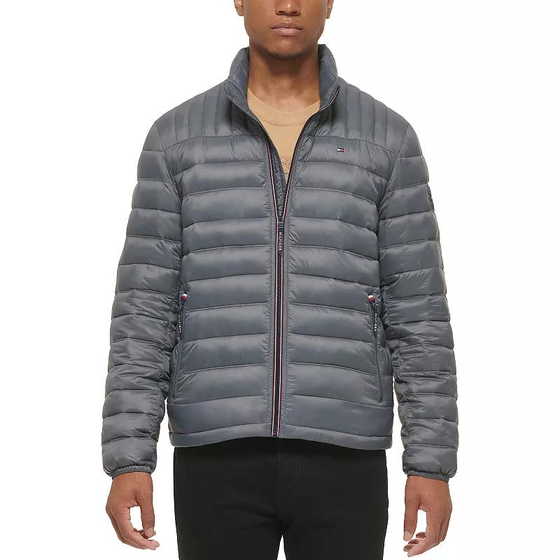 Big & Tall Tommy Hilfiger Stand Collar Packable Puffer Jacket, Men's,  Product Image