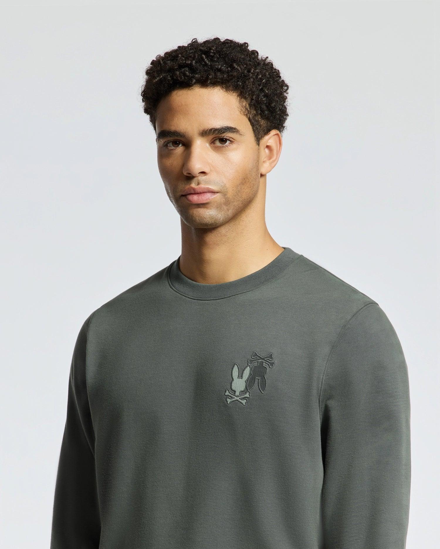 MENS WORDMARK PEACHED TERRY CREW - B6S278E200 Product Image