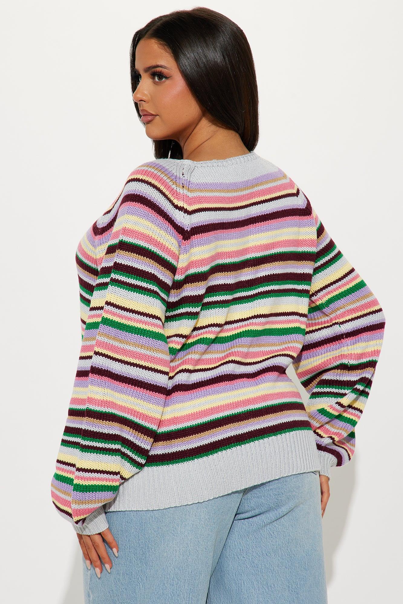 Sydney Striped Sweater - Multi Color Product Image